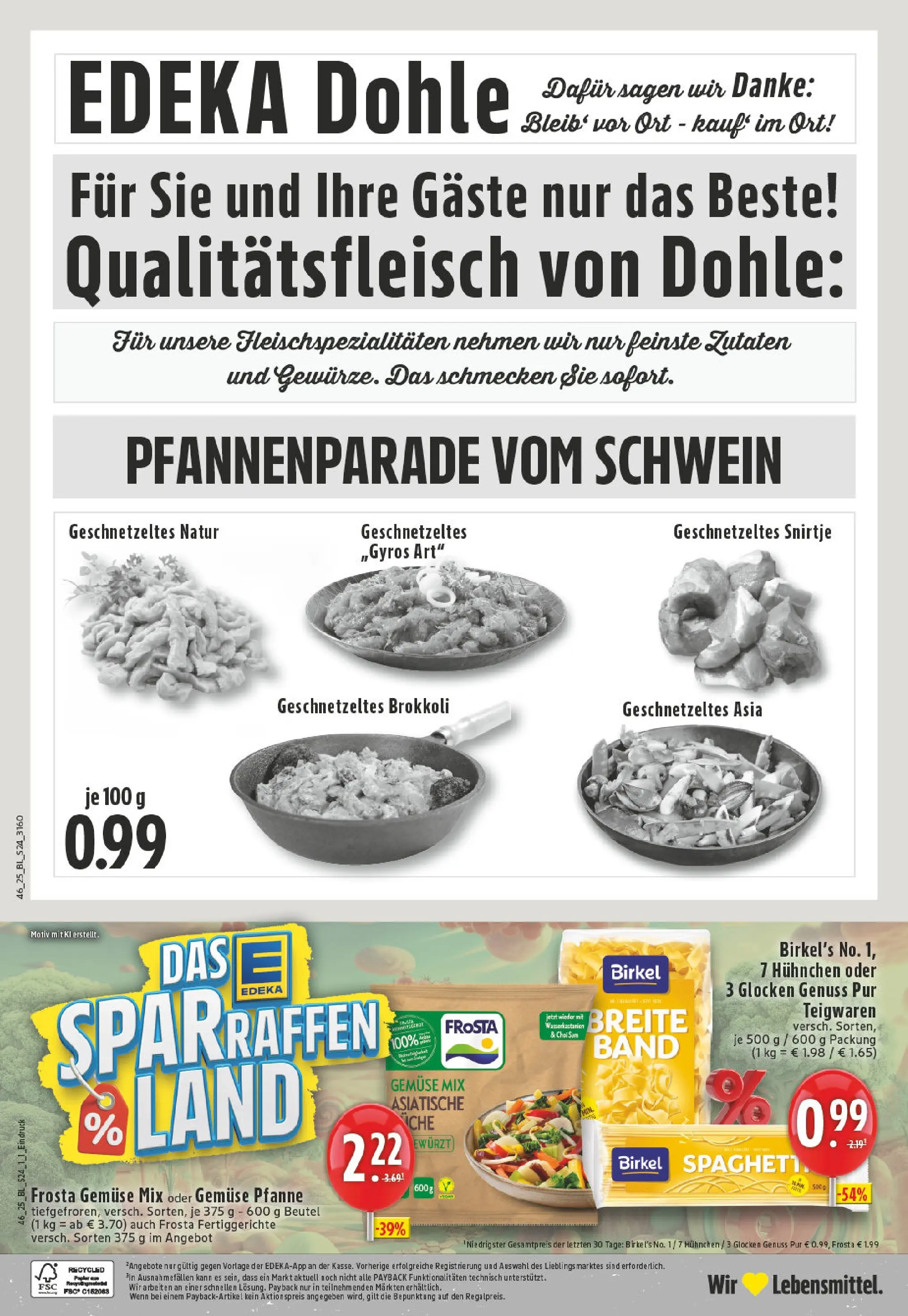 Edeka prospekt Lohne	 (ab 09.11.2025) » Angebote Online | Seite: 24 | Produkte: Küche, Gemüse, Brokkoli, Pasta