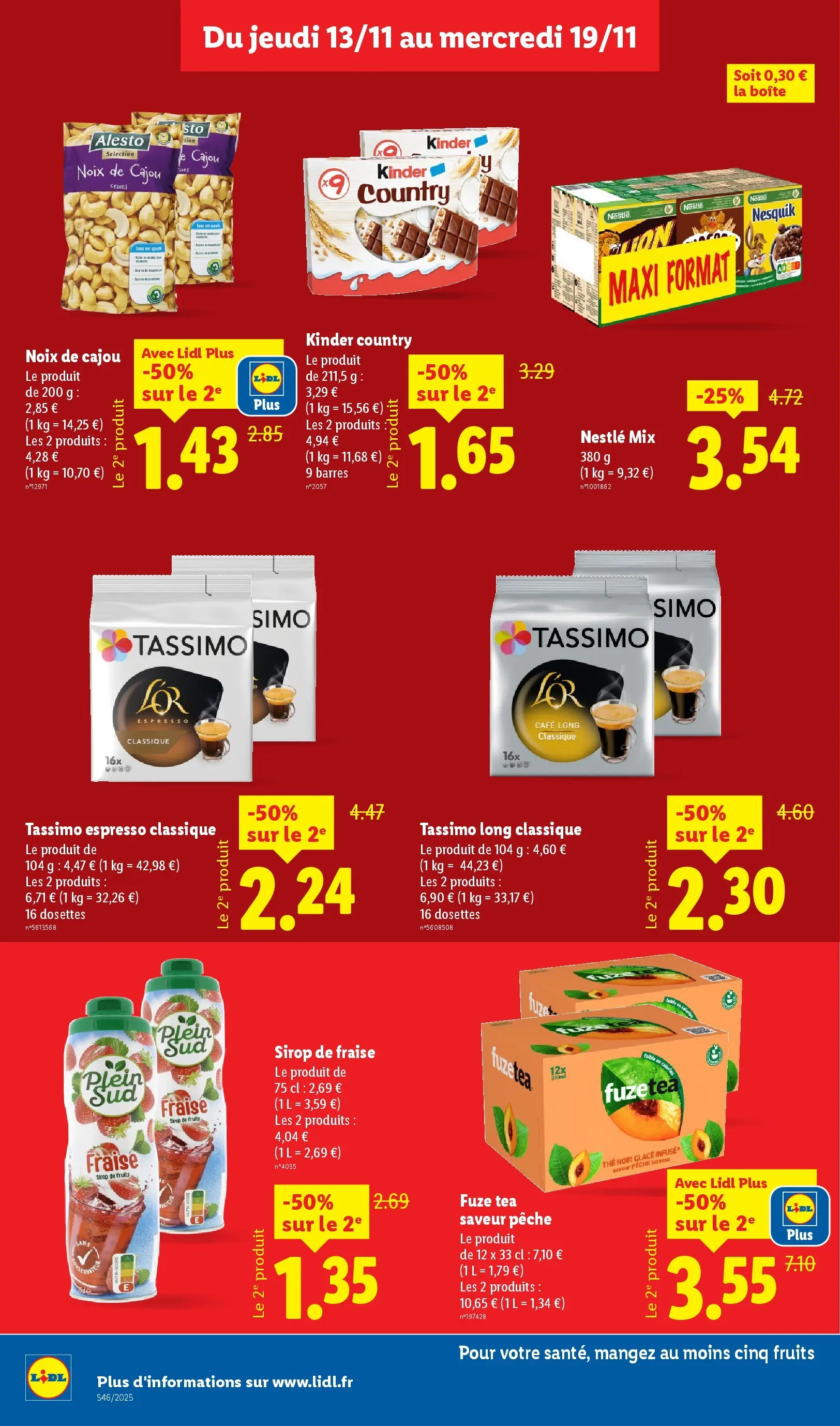 Catalogue LIDL du 09/11/2025 | Promo prospectus en ligne | Page: 14 Catalogue LIDL du 09/11/2025 | Promo prospectus en ligne | Page: 14