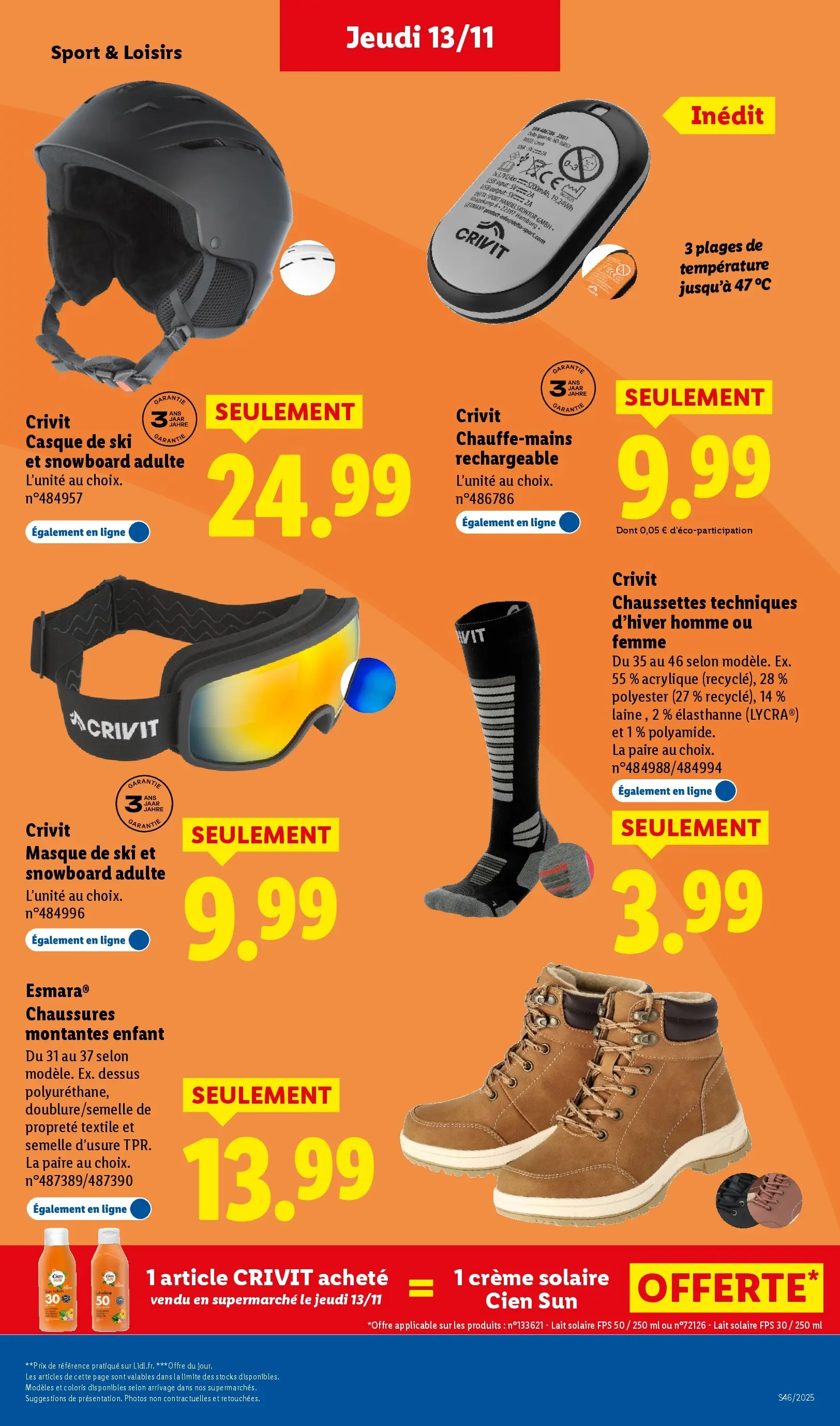 Catalogue LIDL du 09/11/2025 | Promo prospectus en ligne | Page: 43 Catalogue LIDL du 09/11/2025 | Promo prospectus en ligne | Page: 43