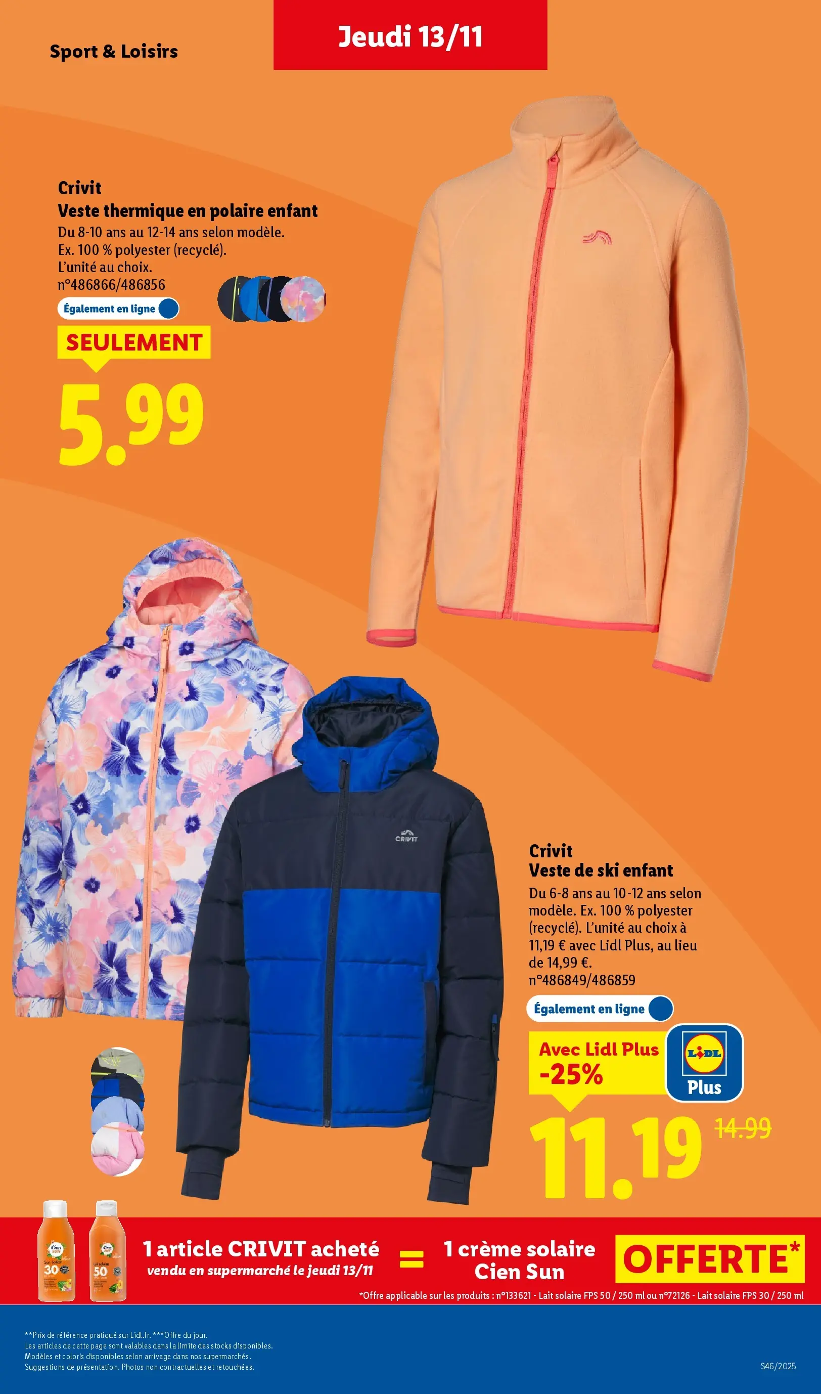 Catalogue LIDL du 09/11/2025 | Promo prospectus en ligne | Page: 45 Catalogue LIDL du 09/11/2025 | Promo prospectus en ligne | Page: 45