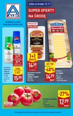 Pogląd oferty "Aldi - Super oferta na środę 12.11 w ALDI" - ważna od 11.11.2025 Pogląd oferty "Aldi - Super oferta na środę 12.11 w ALDI" - ważna od 11.11.2025