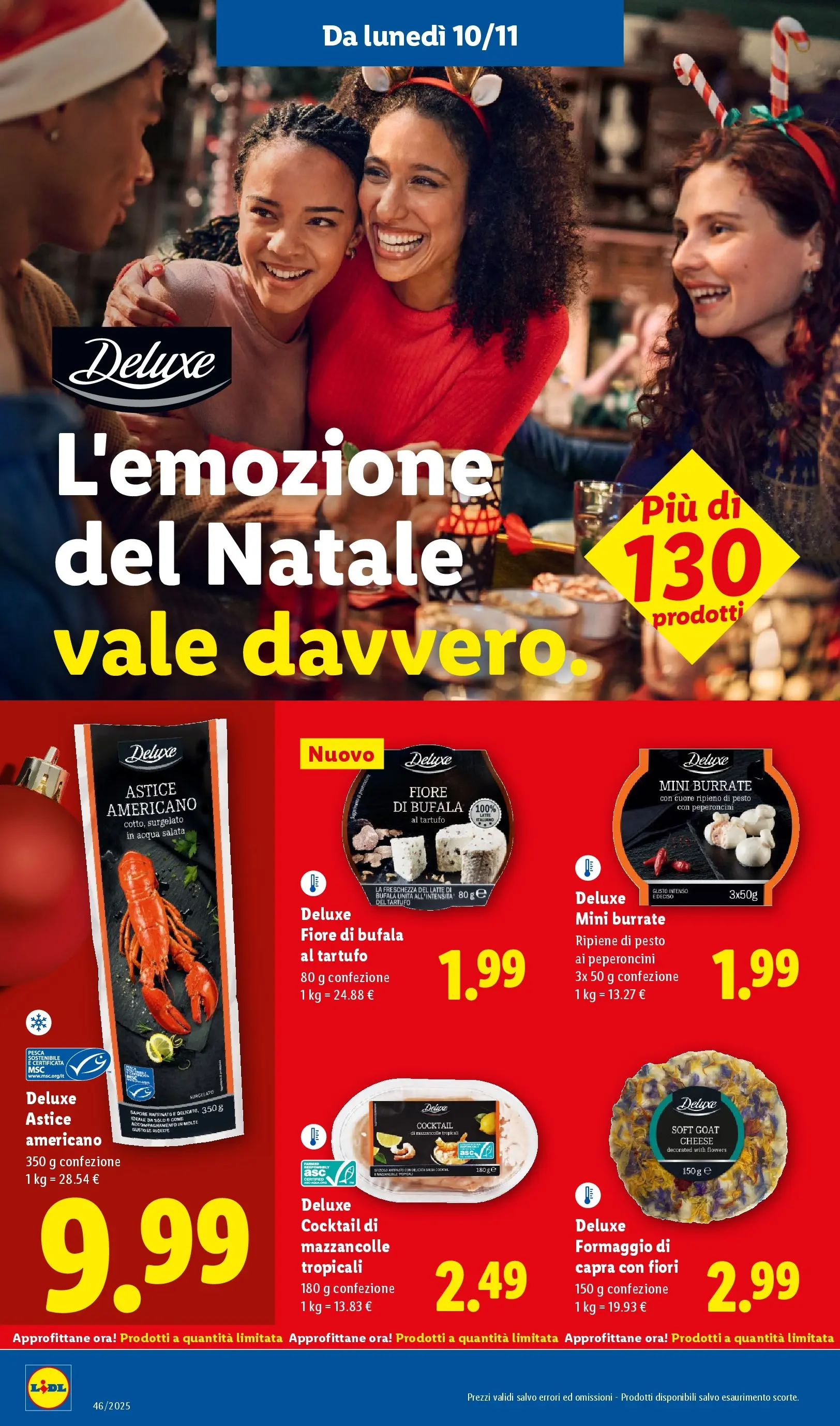 LIDL volantino della prossima settimana dal ﻿06/11/2025﻿ 📣 | Pagina: 12 | Prodotti: Tartufo, Acqua, Pesca, Astice