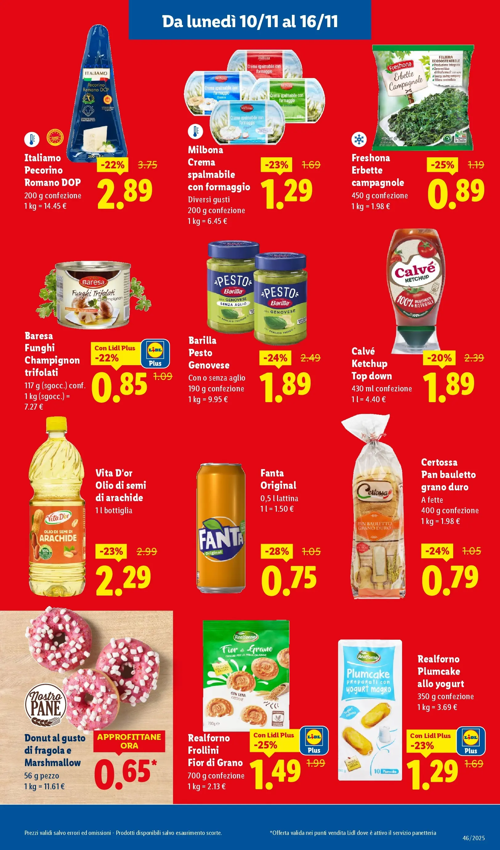 LIDL volantino della prossima settimana dal ﻿06/11/2025﻿ 📣 | Pagina: 21 | Prodotti: Crema, Olio, Pecorino Romano, Pecorino