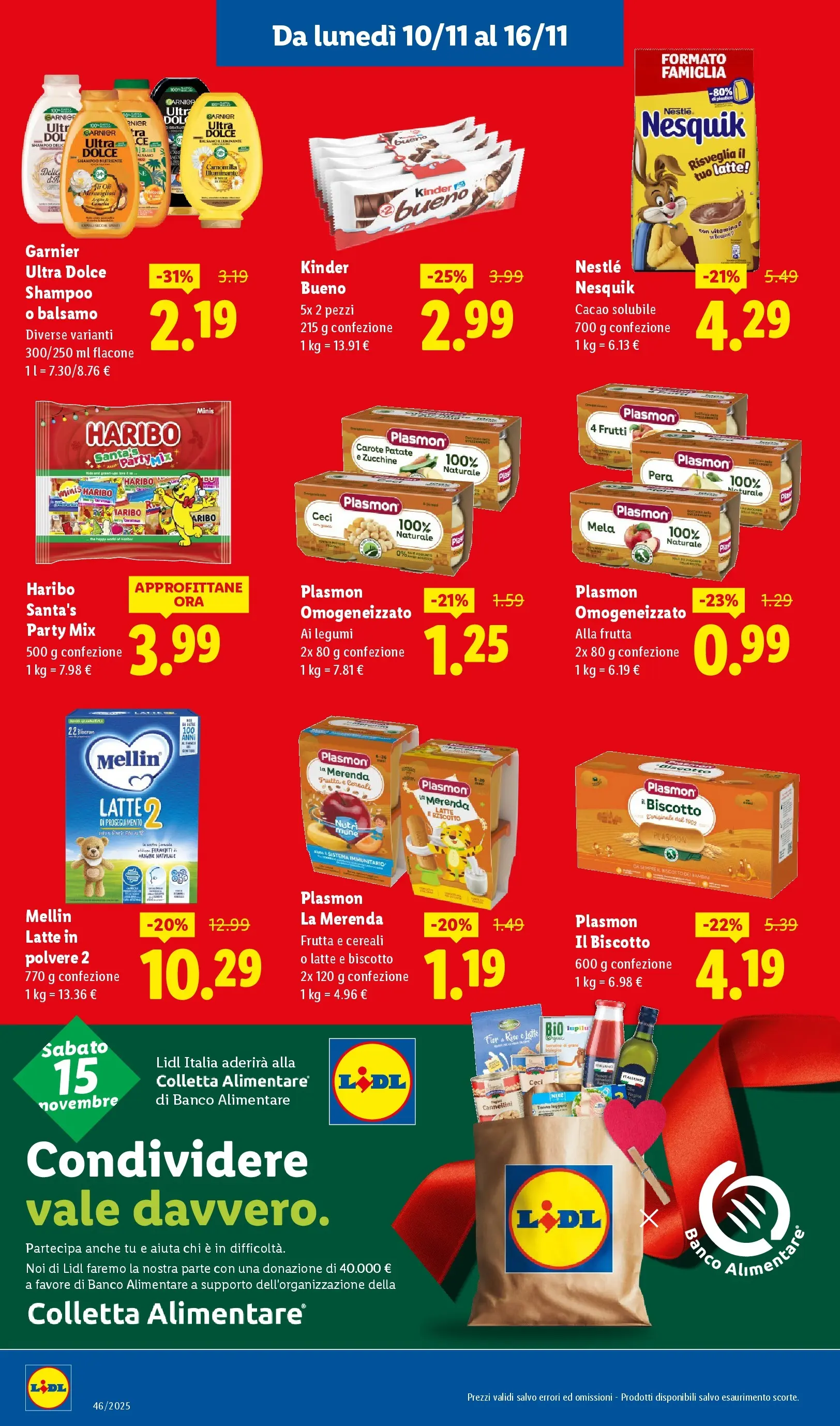 LIDL volantino della prossima settimana dal ﻿06/11/2025﻿ 📣 | Pagina: 22 | Prodotti: Balsamo, Ceci, Patate, Cacao