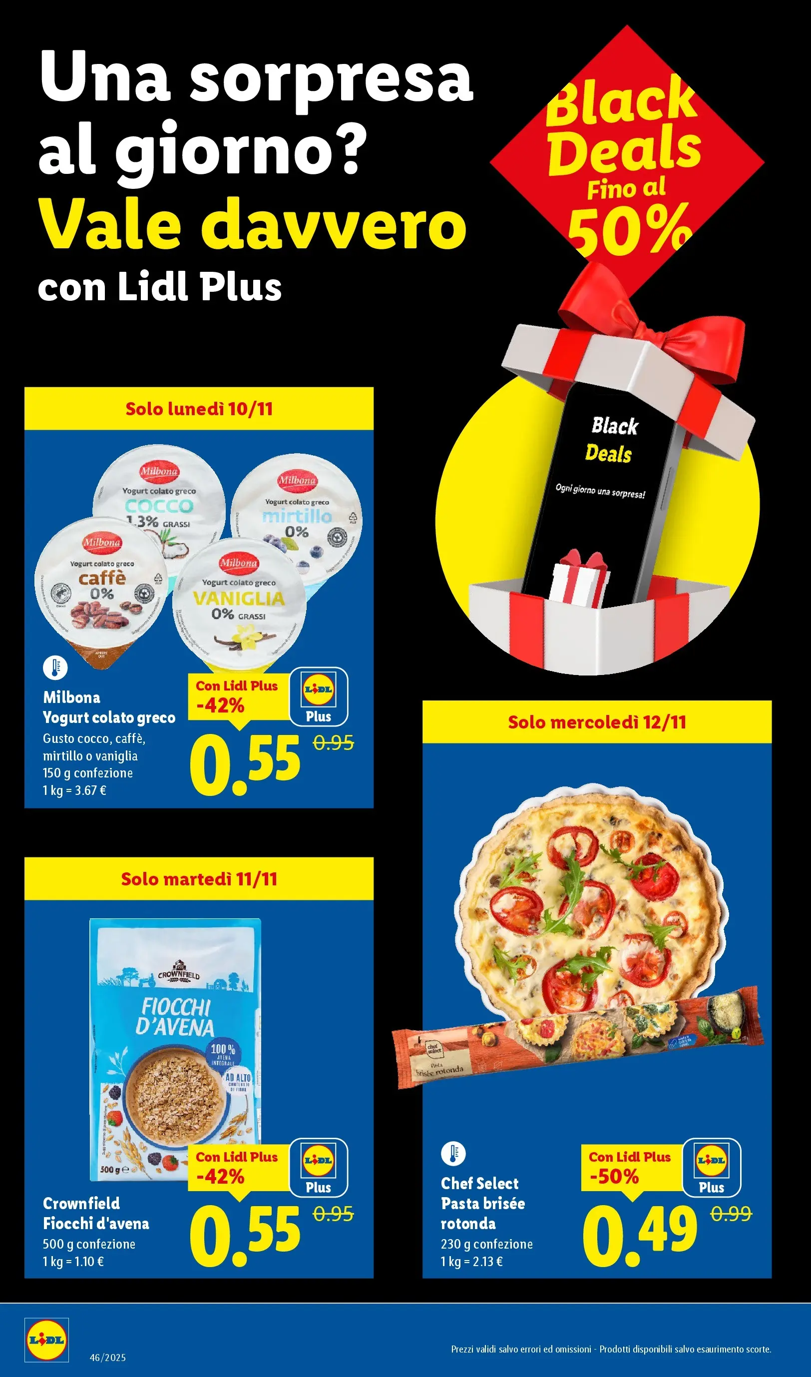 LIDL volantino della prossima settimana dal ﻿06/11/2025﻿ 📣 | Pagina: 24 | Prodotti: Yogurt, Caffè, Pasta, Cocco