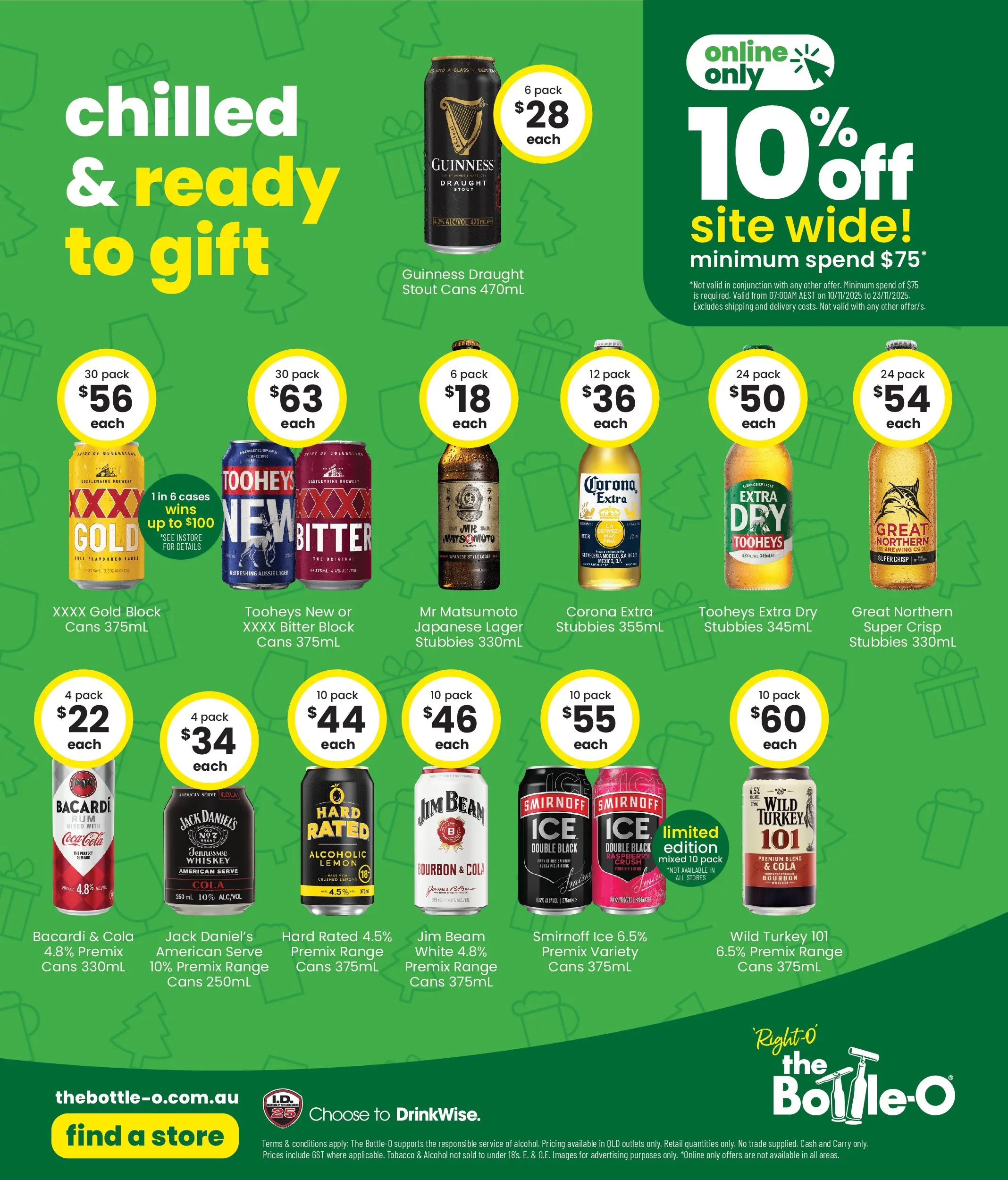 The Bottle-O - Good Value Gifts, For Good Value People. 10/11 - 09/11/2025 > weekly / monthly specials | Page: 6 | Products: Bourbon, Whiskey, Lemon, Raspberry