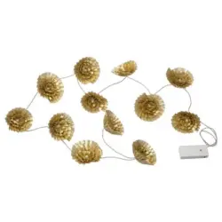 KARISMATISK LED гирлянда с 12 лампички, на батерии