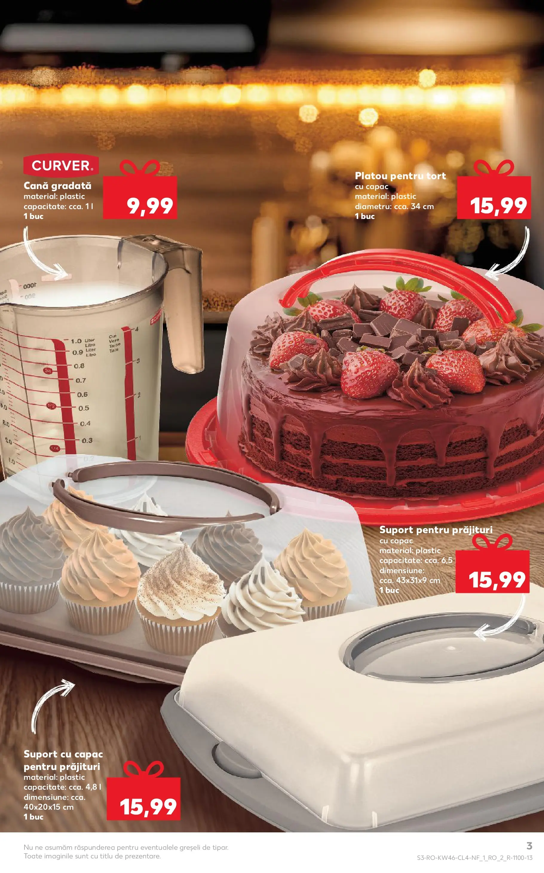 Catalog Kaufland - Bârlad 11.11.2025 - Revista si Oferta | Pagină: 3 | Produse: Tort