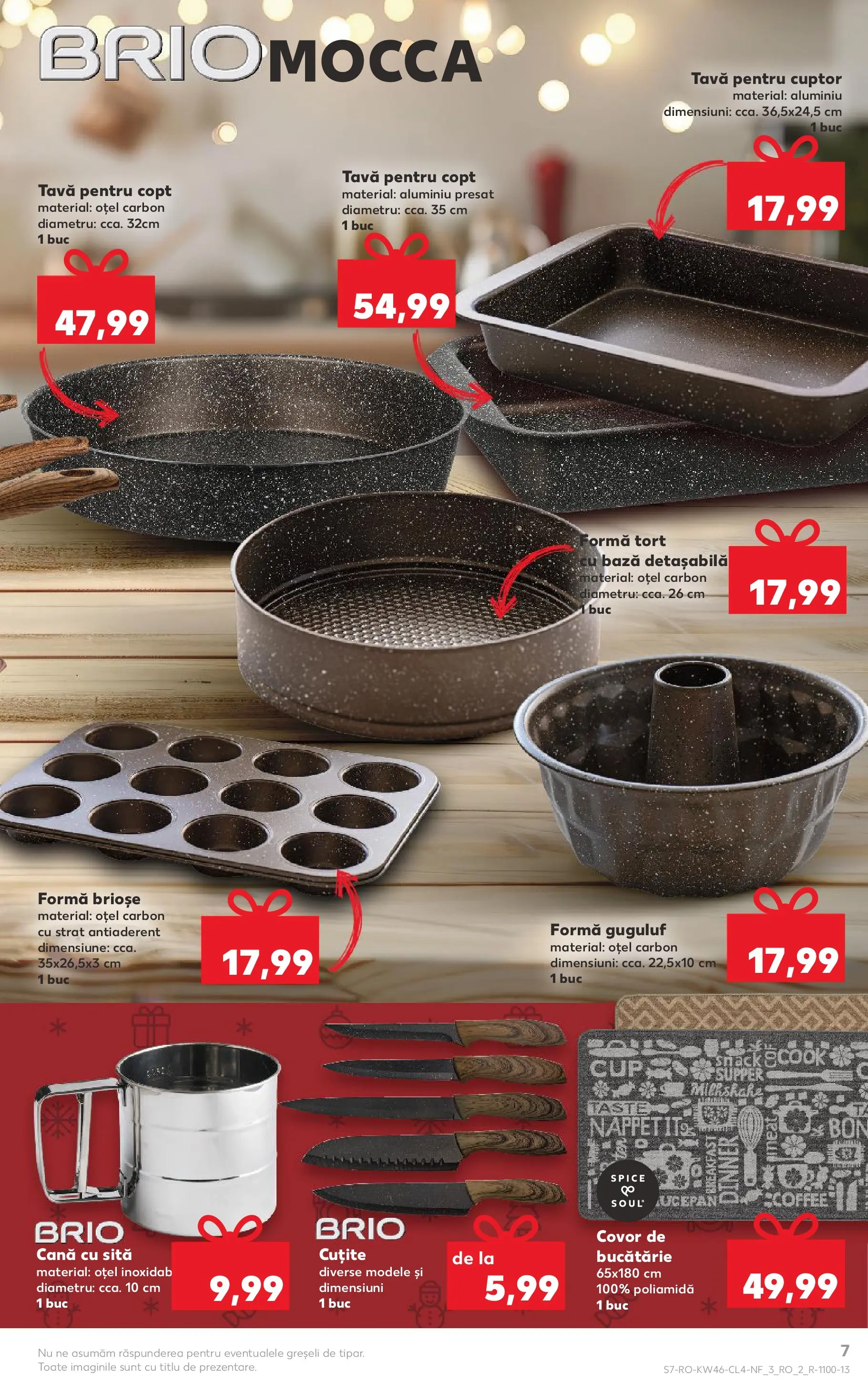 Catalog Kaufland - Bârlad 11.11.2025 - Revista si Oferta | Pagină: 7 | Produse: Cuptor, Covor de bucătărie, Sită, Covor