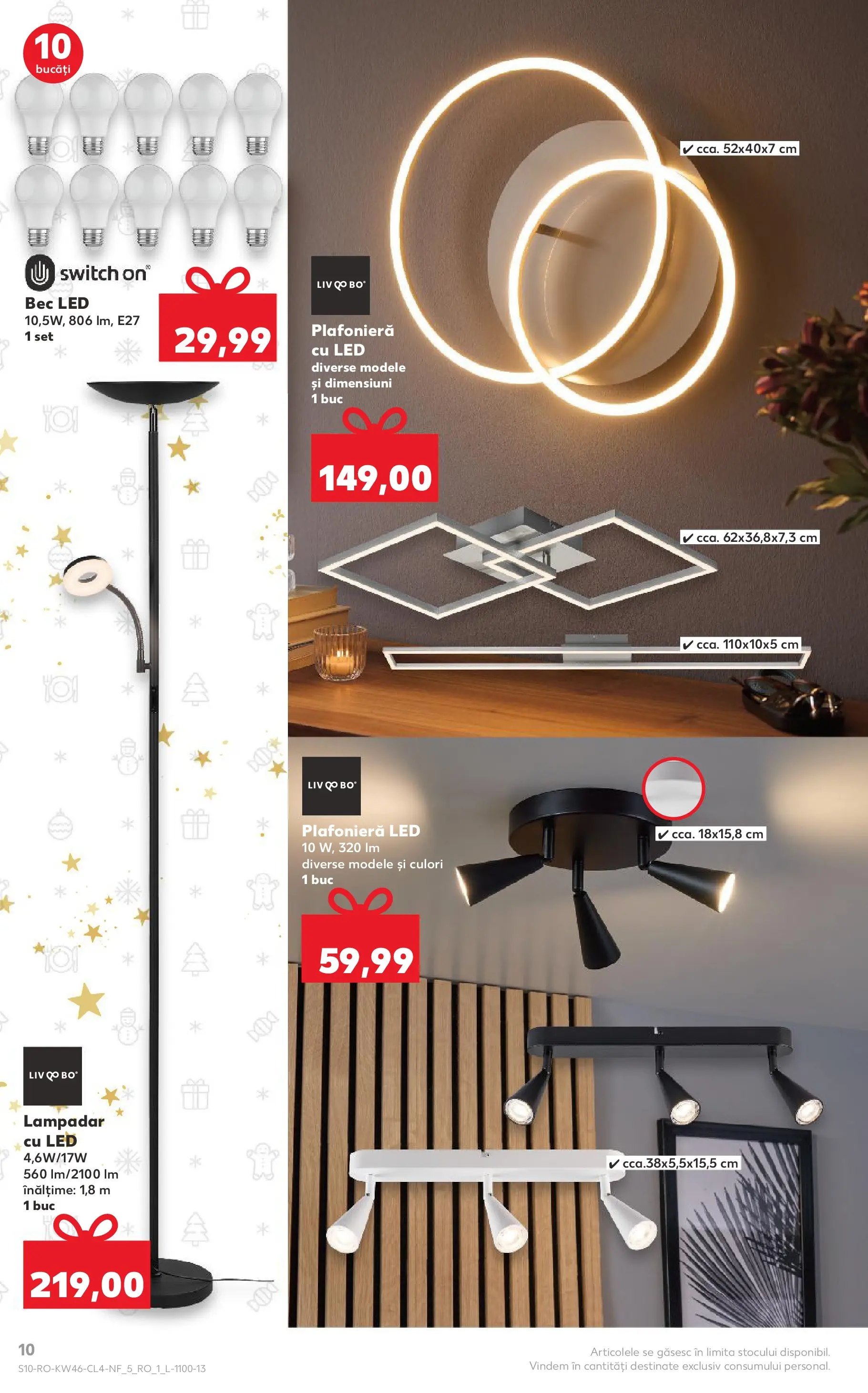 Catalog Kaufland - Bârlad 11.11.2025 - Revista si Oferta | Pagină: 10 | Produse: Bec, Plafonieră, Babak
