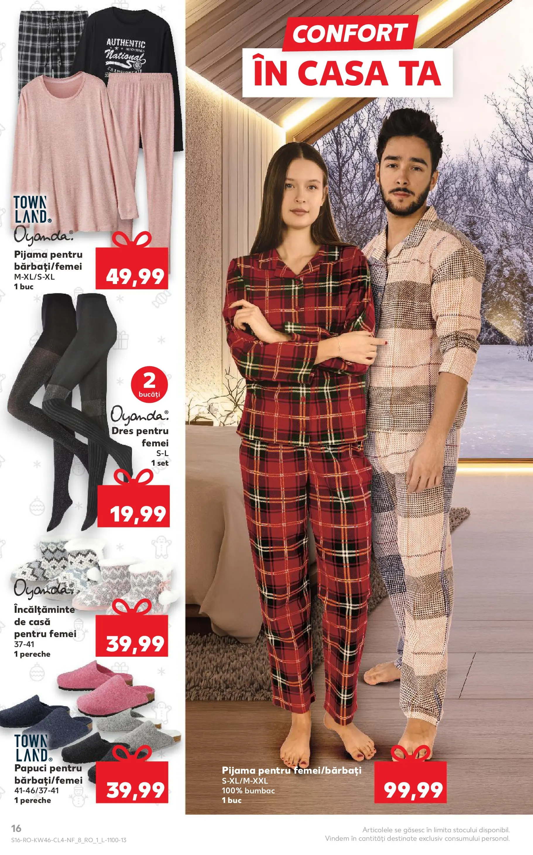 Catalog Kaufland - Bârlad 11.11.2025 - Revista si Oferta | Pagină: 16 | Produse: Bornoz takımı, Papuci