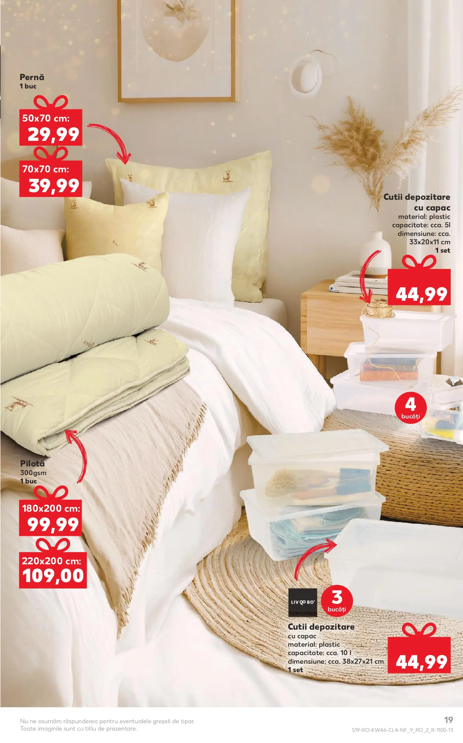 Catalog Kaufland - Bârlad 11.11.2025 - Revista si Oferta | Pagină: 19 | Produse: Pernă, Pilotă