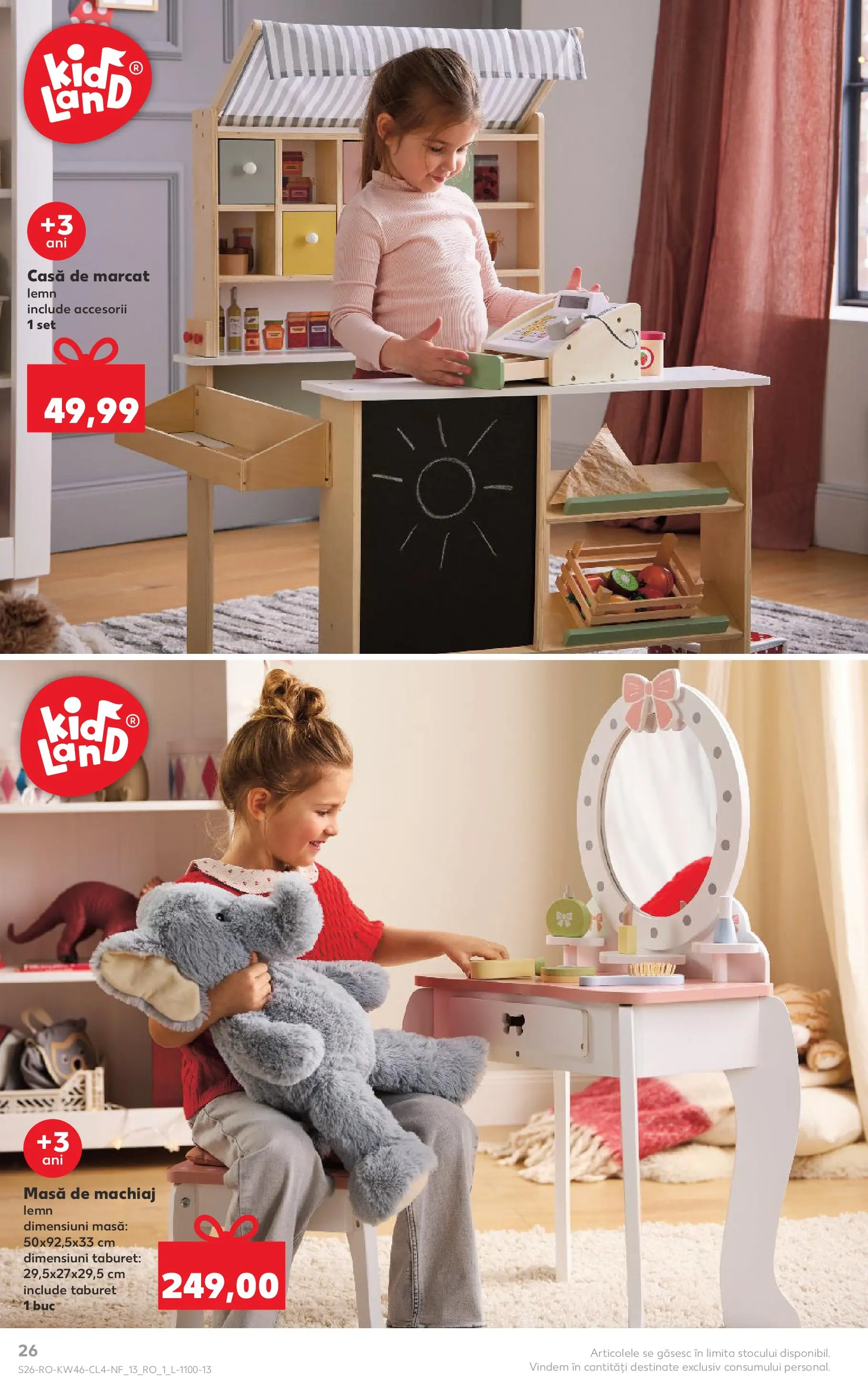 Catalog Kaufland - Bârlad 11.11.2025 - Revista si Oferta | Pagină: 26 | Produse: Masă, Taburet, Machiaj