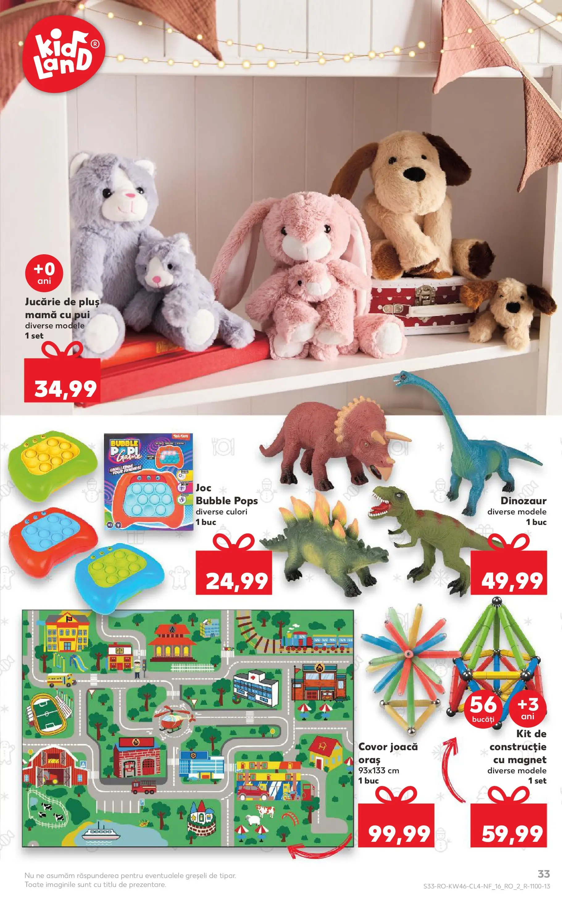 Catalog Kaufland - Bârlad 11.11.2025 - Revista si Oferta | Pagină: 33 | Produse: Joc, Hacıyatmaz Kedi Oyuncağı, Covor