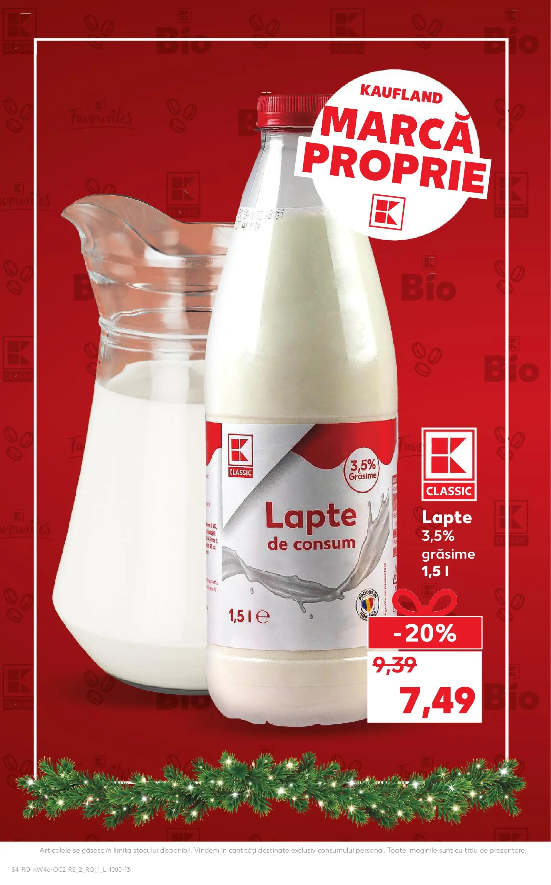Catalog Kaufland - Domnesti 11.11.2025 - Revista si Oferta | Pagină: 4 | Produse: Lapte