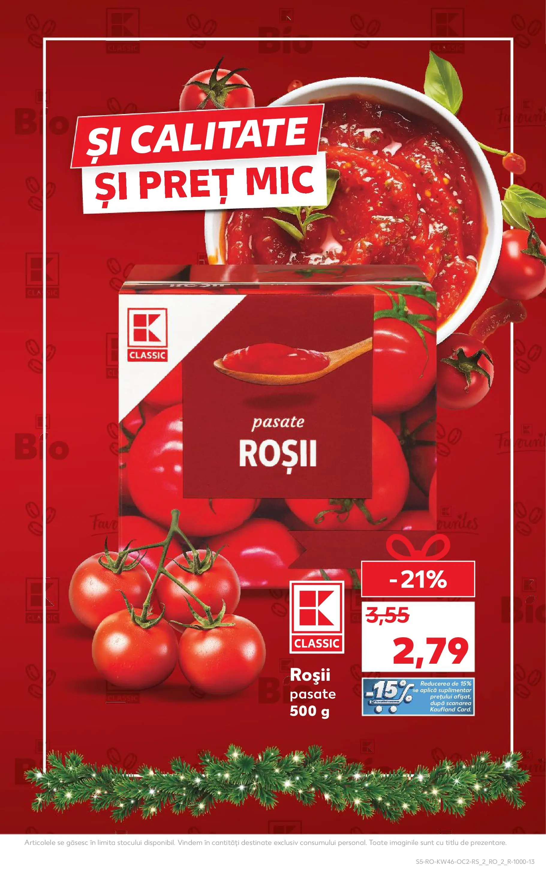 Catalog Kaufland - Domnesti 11.11.2025 - Revista si Oferta | Pagină: 5 | Produse: Roșii
