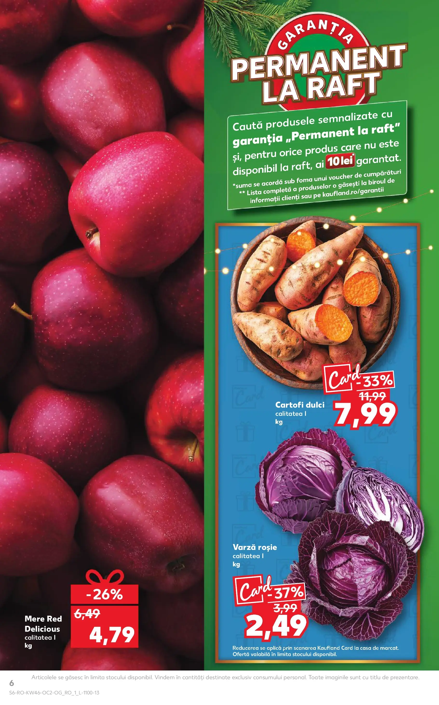 Catalog Kaufland - Fălticeni 11.11.2025 - Revista si Oferta | Pagină: 6 | Produse: Varză, Taneli organik hardal, Raft, Cartofi