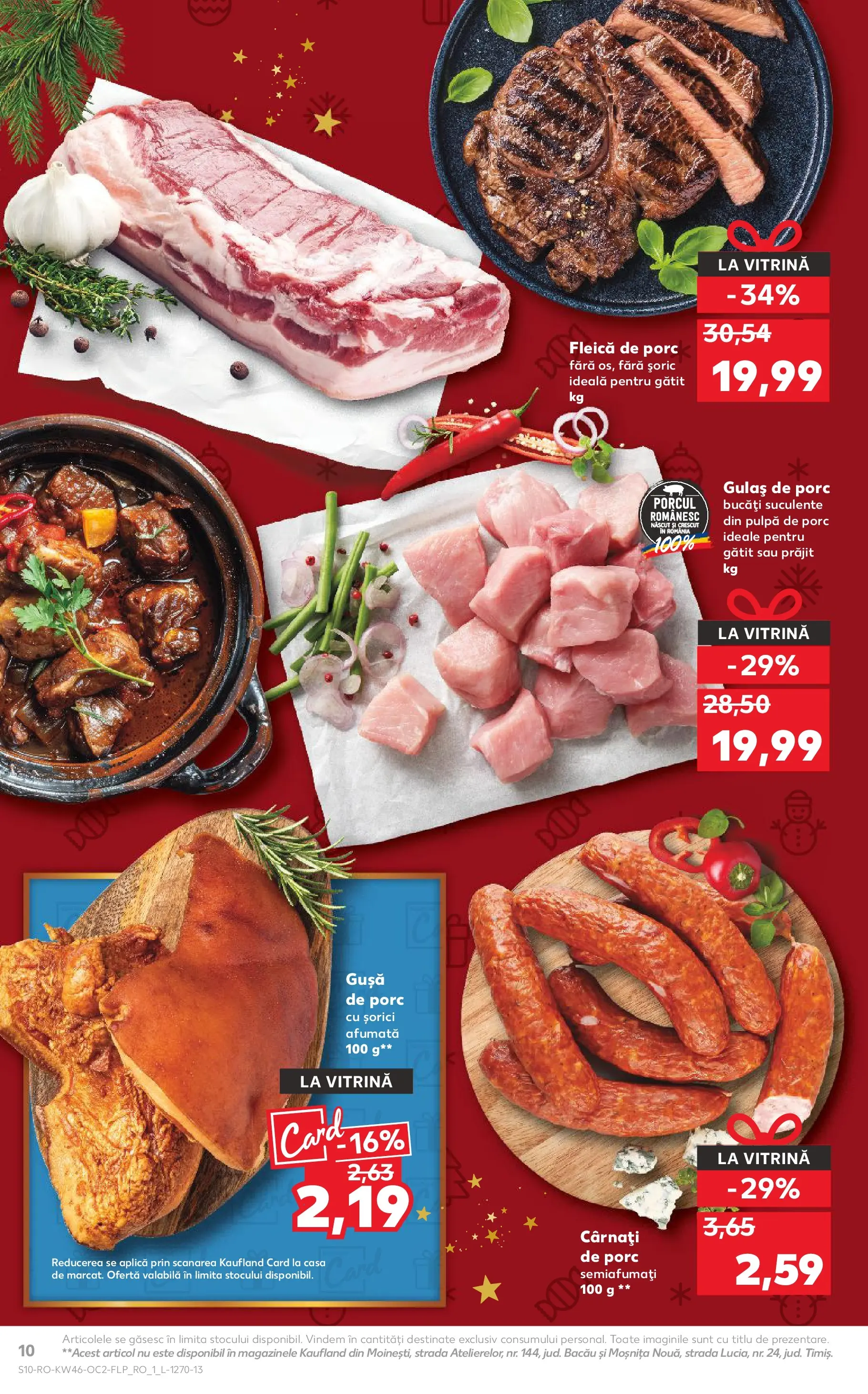 Catalog Kaufland - Fălticeni 11.11.2025 - Revista si Oferta | Pagină: 10 | Produse: Vitrină, Gulaș, Fleică, Cârnați