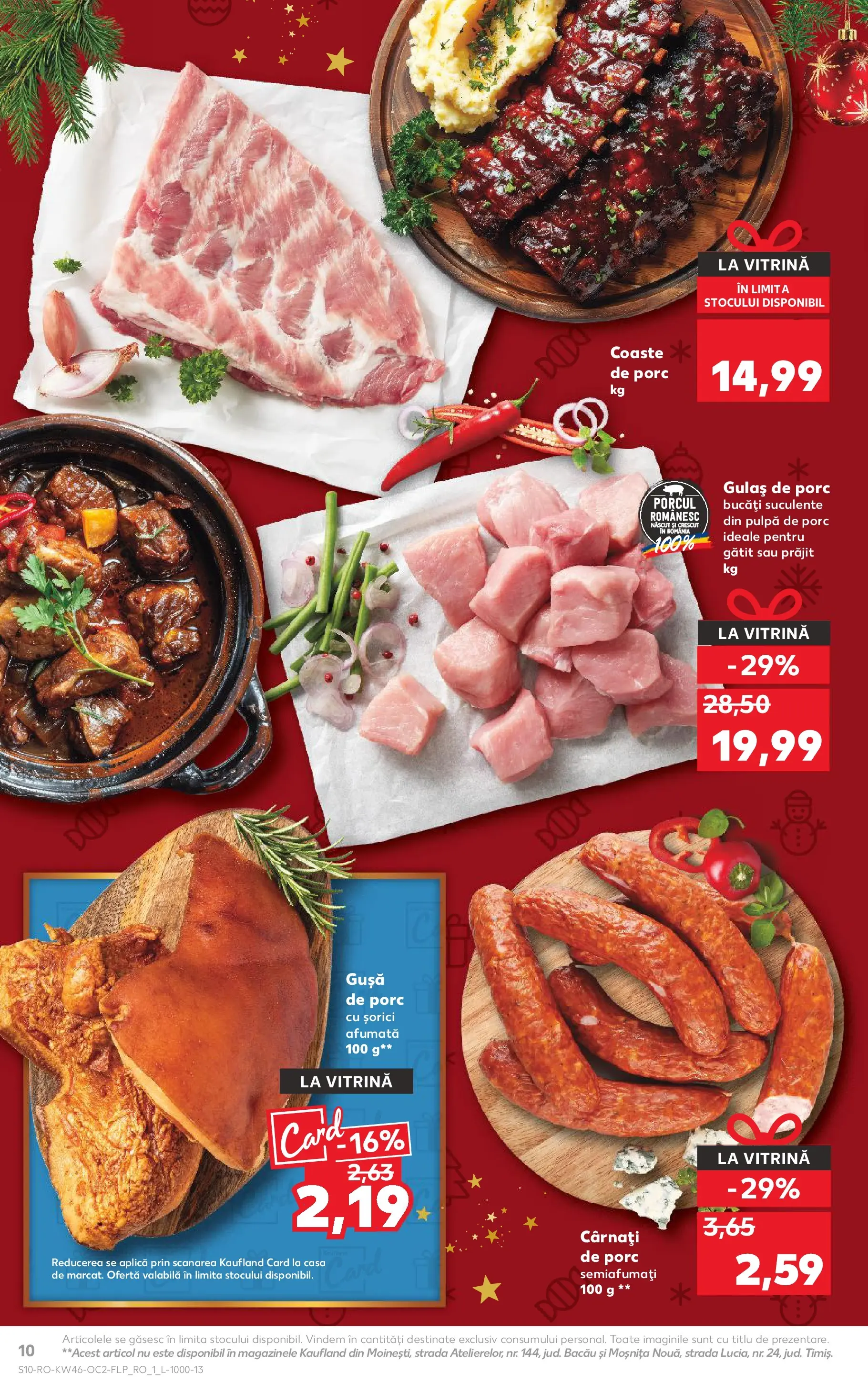 Catalog Kaufland - Domnesti 11.11.2025 - Revista si Oferta | Pagină: 10 | Produse: Vitrină, Gulaș, Cârnați