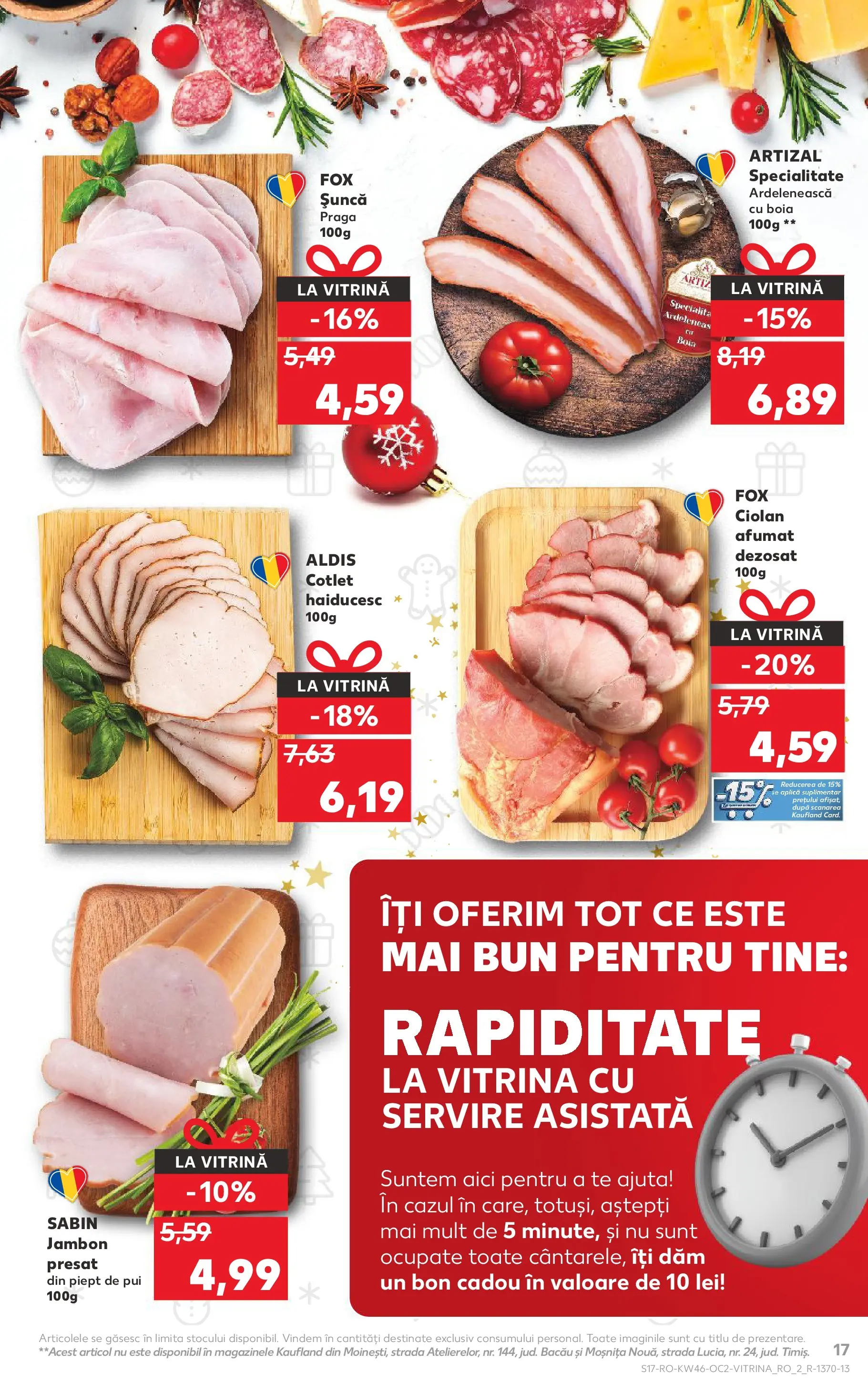 Catalog Kaufland - Fălticeni 11.11.2025 - Revista si Oferta | Pagină: 17 | Produse: Lait de coco, Hacıyatmaz Kedi Oyuncağı, Vitrină, Șuncă