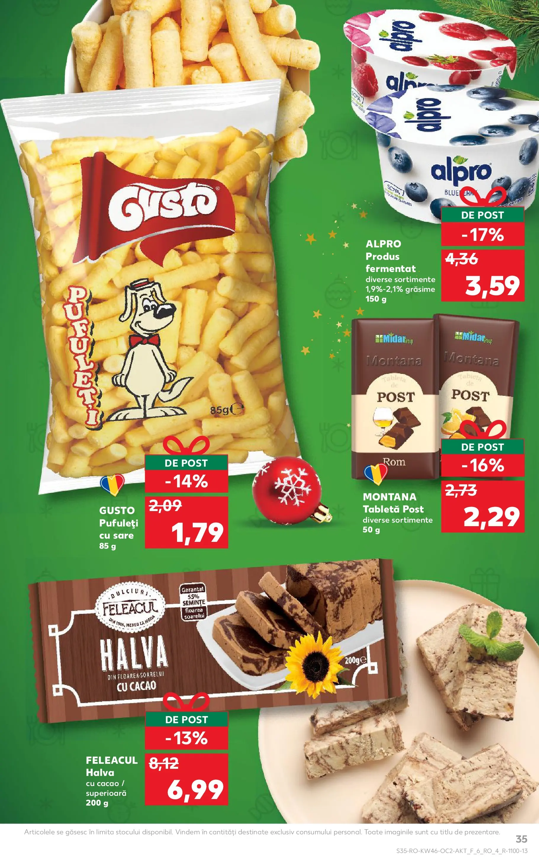 Catalog Kaufland - Bârlad 11.11.2025 - Revista si Oferta | Pagină: 35 | Produse: Tabletă, Pufuleți, Mere, Sare