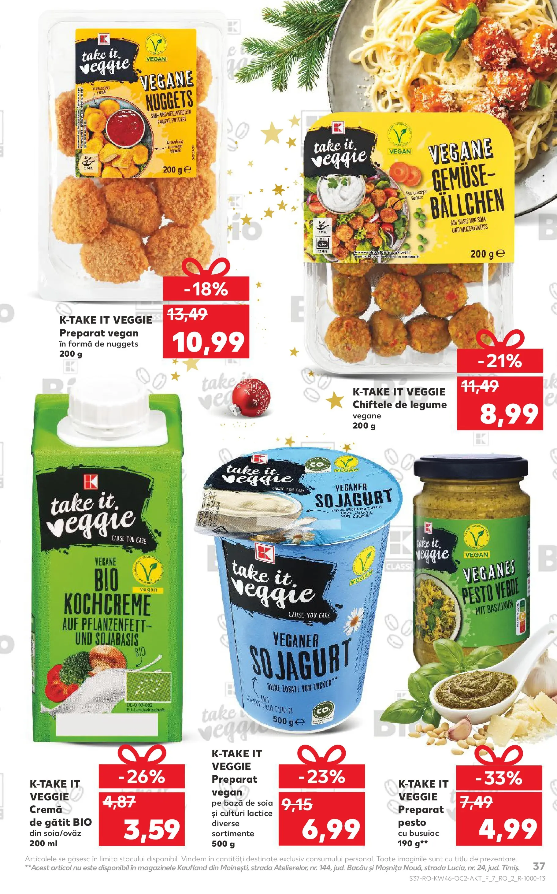 Catalog Kaufland - Domnesti 11.11.2025 - Revista si Oferta | Pagină: 37 | Produse: Şerit ödül, Cremă, Chiftele, Legume