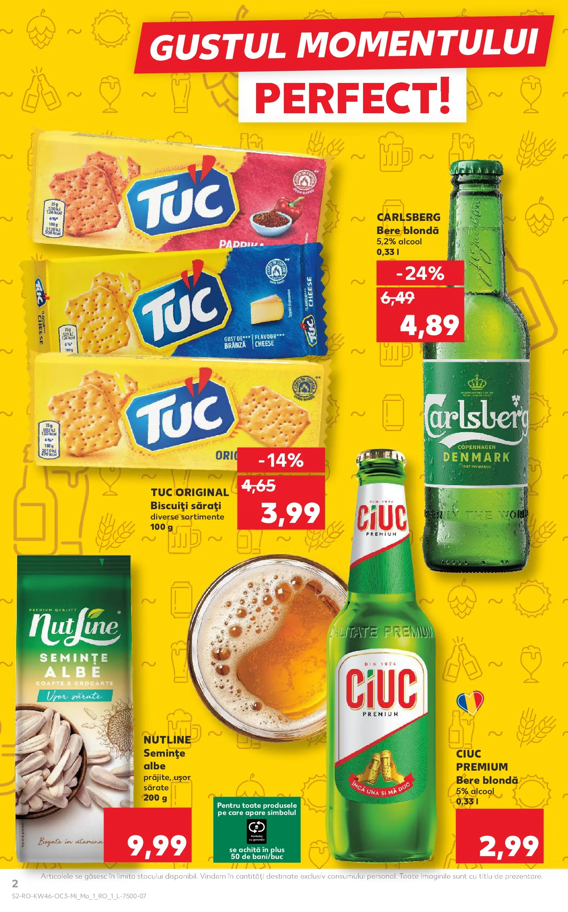 Catalog Kaufland - Viseu de Sus 12.11.2025 - Revista si Oferta | Pagină: 2 | Produse: Semințe, Brânză, Bere, Biscuiți