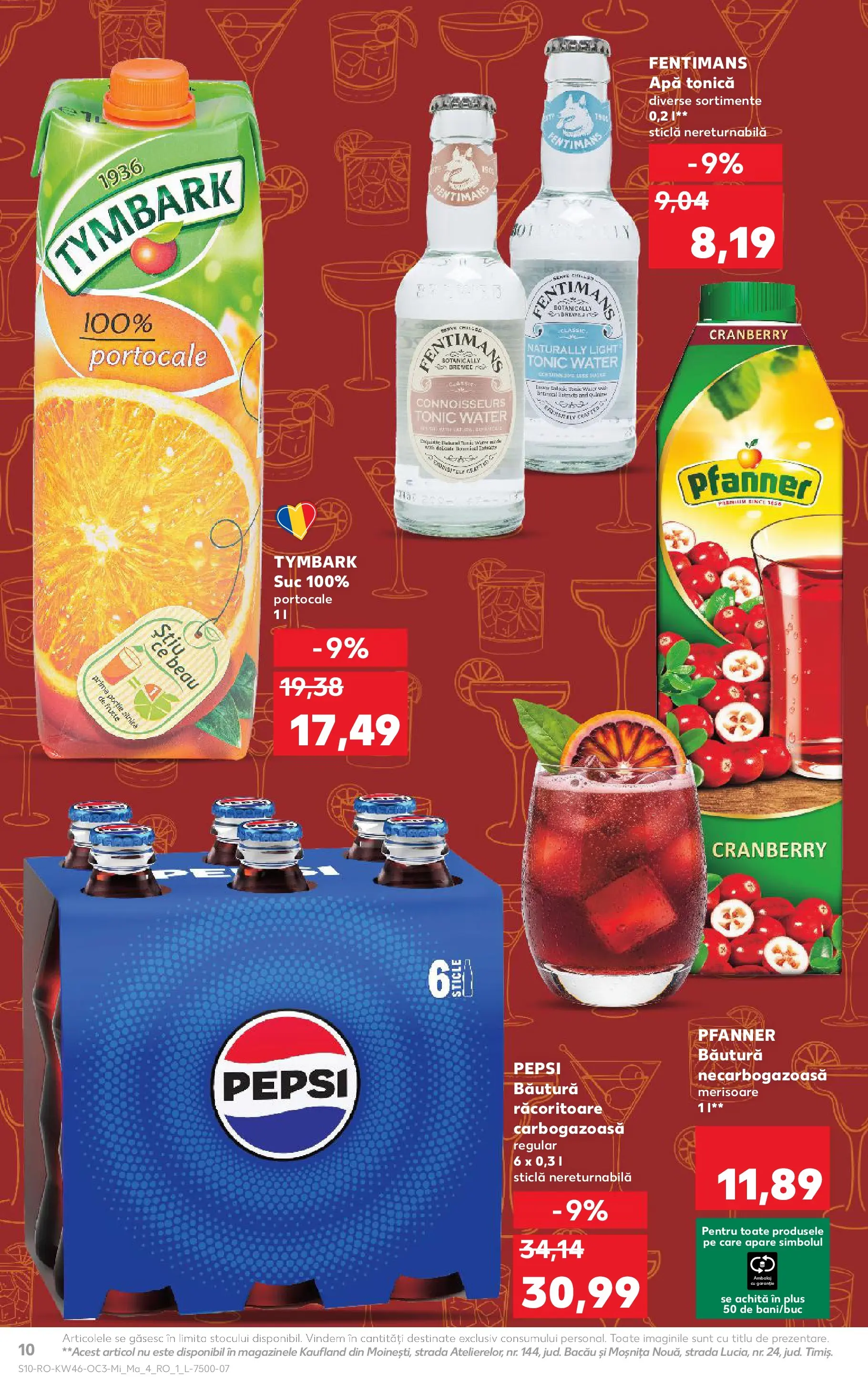 Catalog Kaufland - Viseu de Sus 12.11.2025 - Revista si Oferta | Pagină: 10 | Produse: Amerikan servis, Portocale, Apă, Çocuk sutyeni
