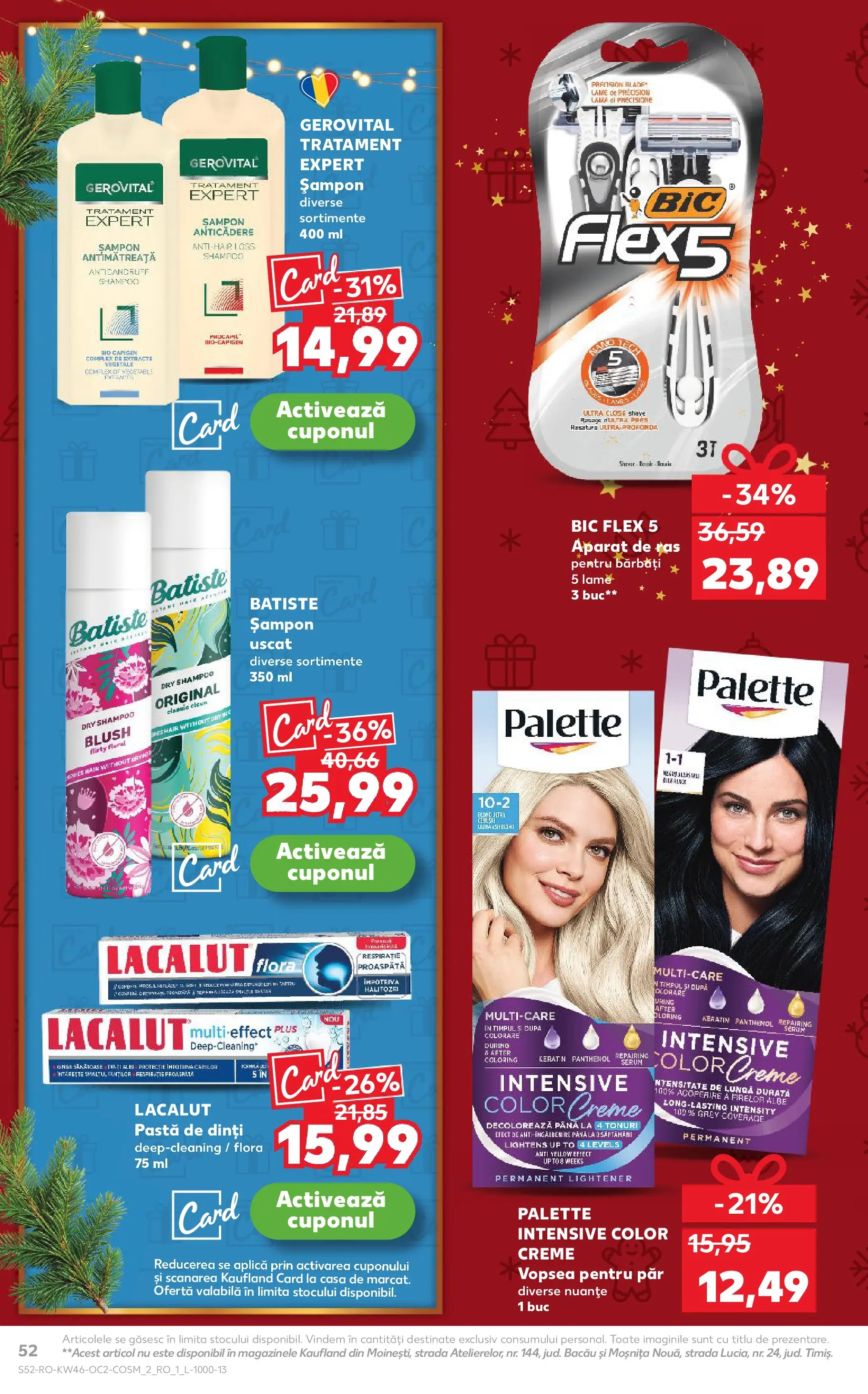 Catalog Kaufland - Domnesti 11.11.2025 - Revista si Oferta | Pagină: 52 | Produse: Serum, Aparat De Ras, Blush, Pastă de dinți