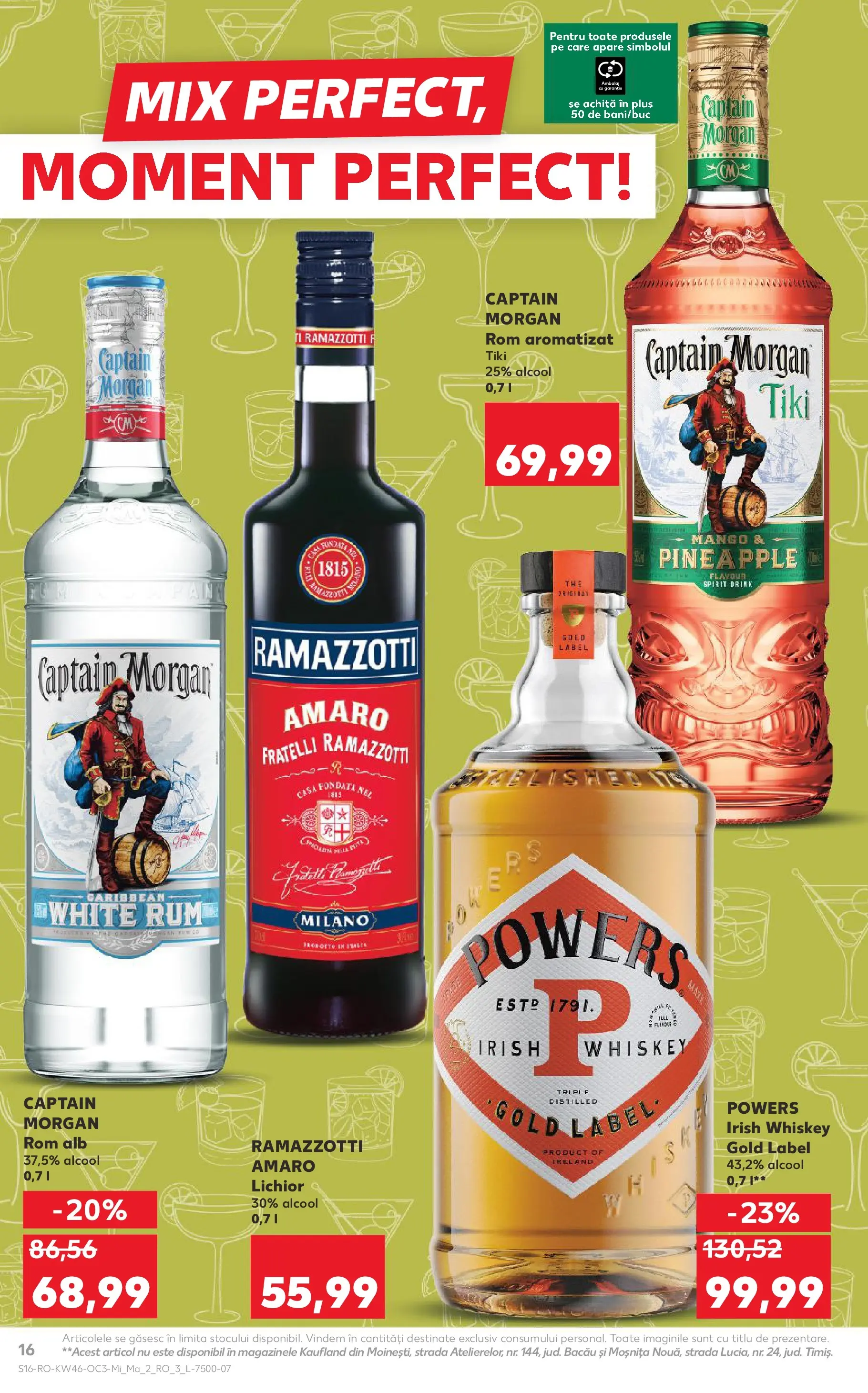 Catalog Kaufland - Viseu de Sus 12.11.2025 - Revista si Oferta | Pagină: 16 | Produse: Lichior, Rom, Whiskey, Mango
