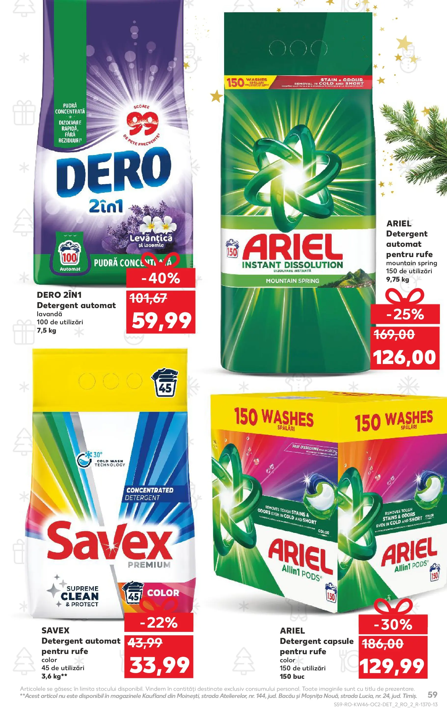 Catalog Kaufland - Comarnic 11.11.2025 - Revista si Oferta | Pagină: 59 | Produse: Pomelo, Kedi Ödül Oyuncakları, Pudră, Detergent