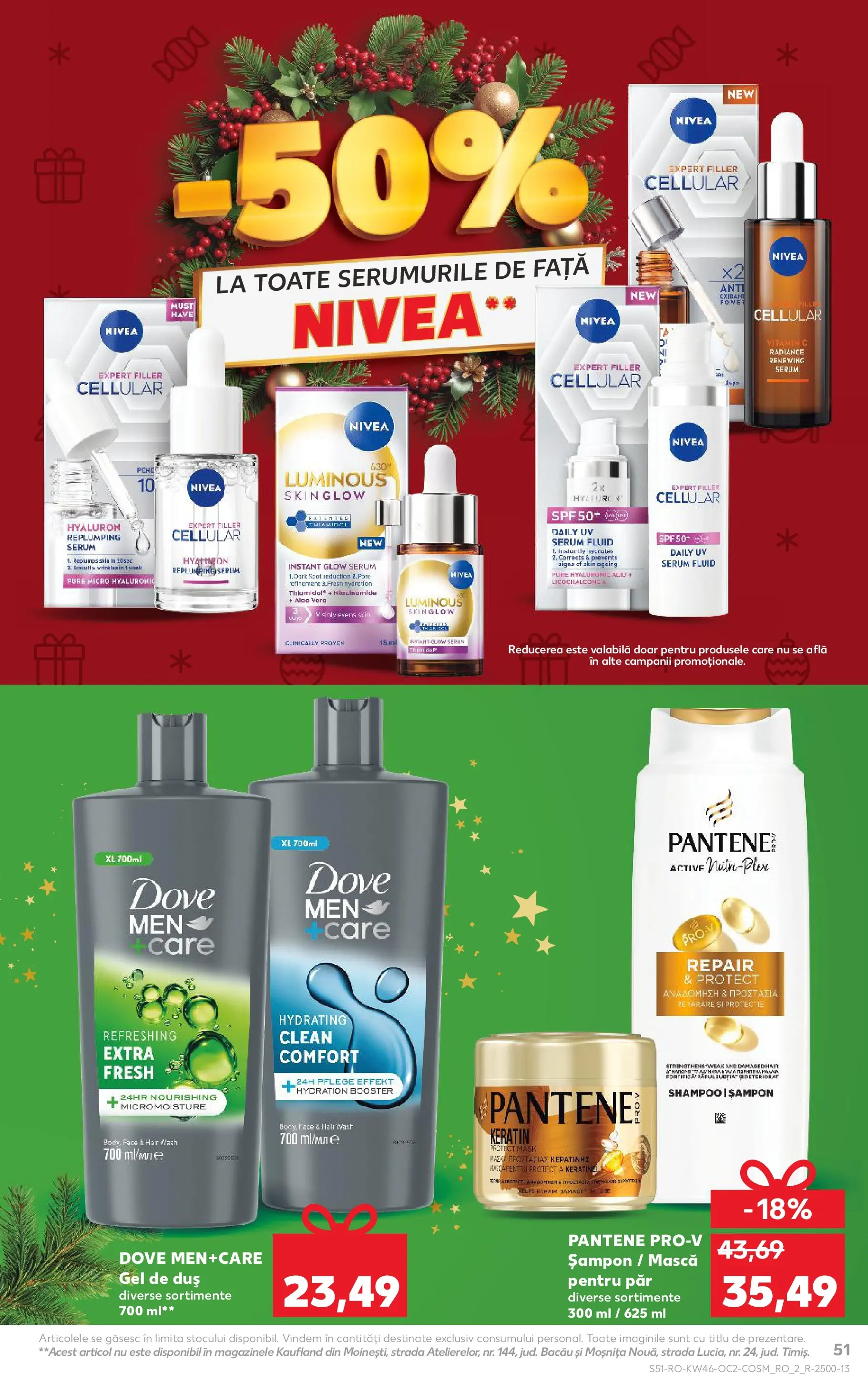 Catalog Kaufland - Pitești 12.11.2025 - Revista si Oferta | Pagină: 51 | Produse: Serum, Aloe vera, Body, Duș