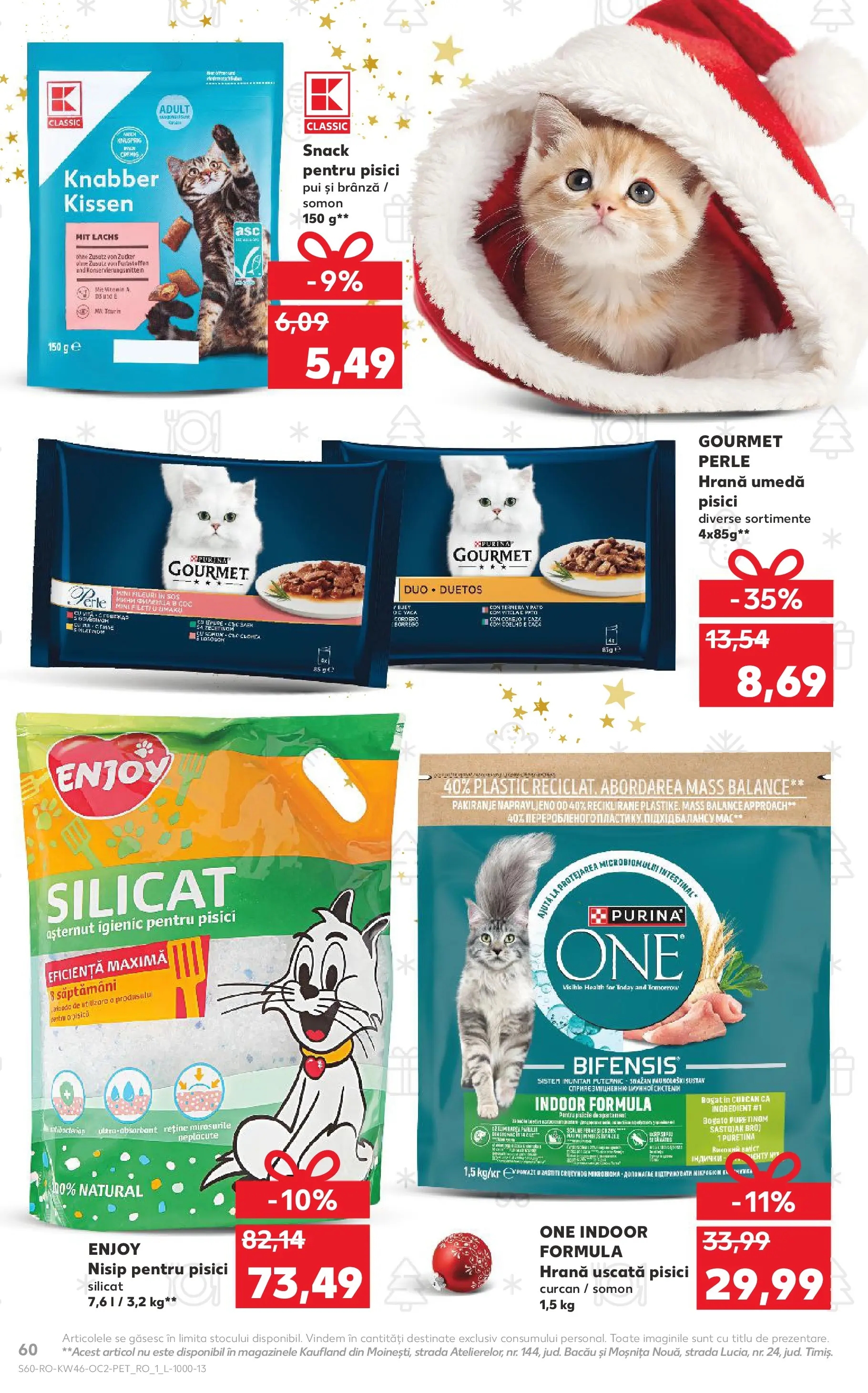 Catalog Kaufland - Domnesti 11.11.2025 - Revista si Oferta | Pagină: 60 | Produse: Akrilik boya, Hacıyatmaz Kedi Oyuncağı, Brânză, Sos