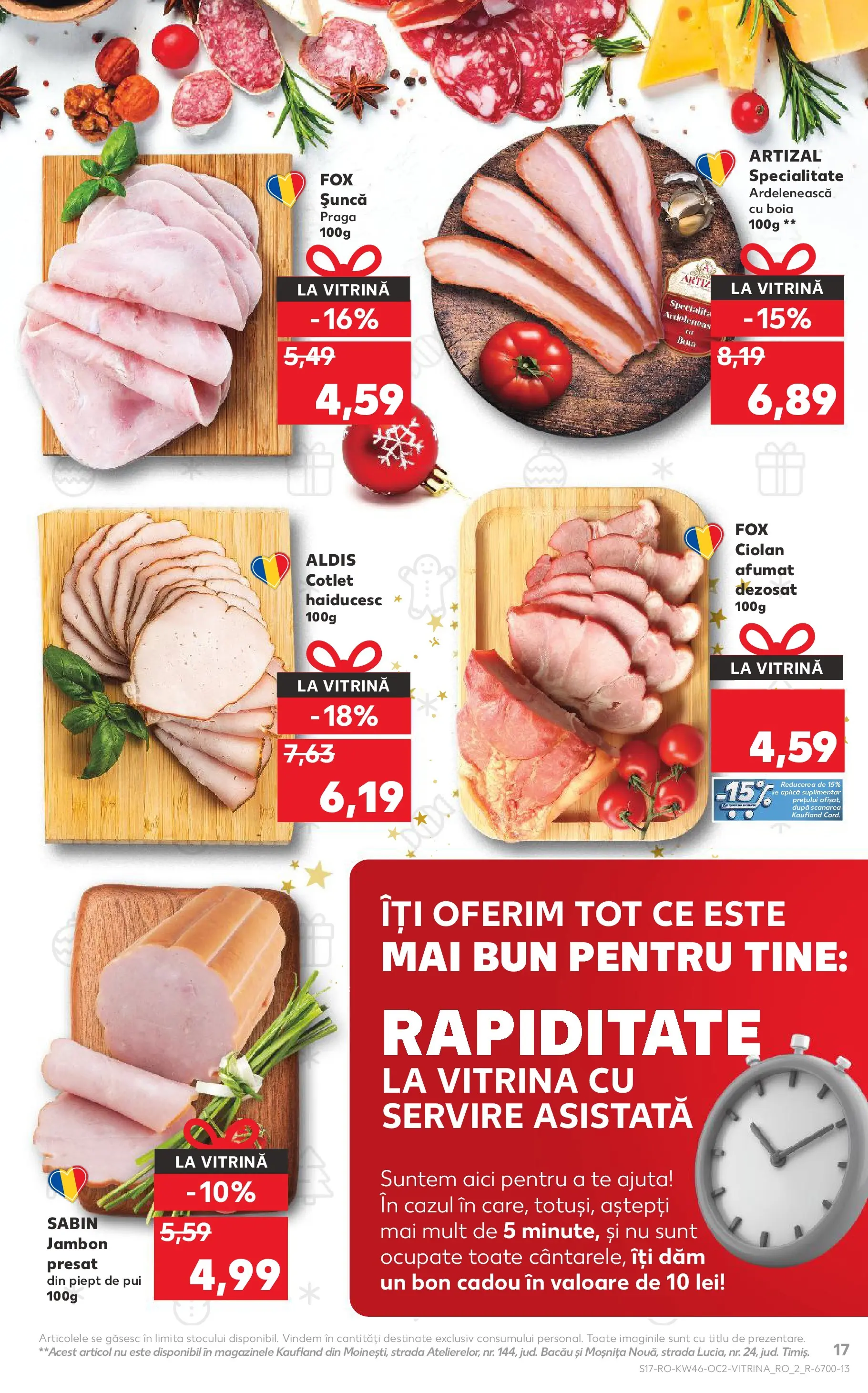 Catalog Kaufland - Comarnic 11.11.2025 - Revista si Oferta | Pagină: 17 | Produse: Lait de coco, Hacıyatmaz Kedi Oyuncağı, Vitrină, Șuncă