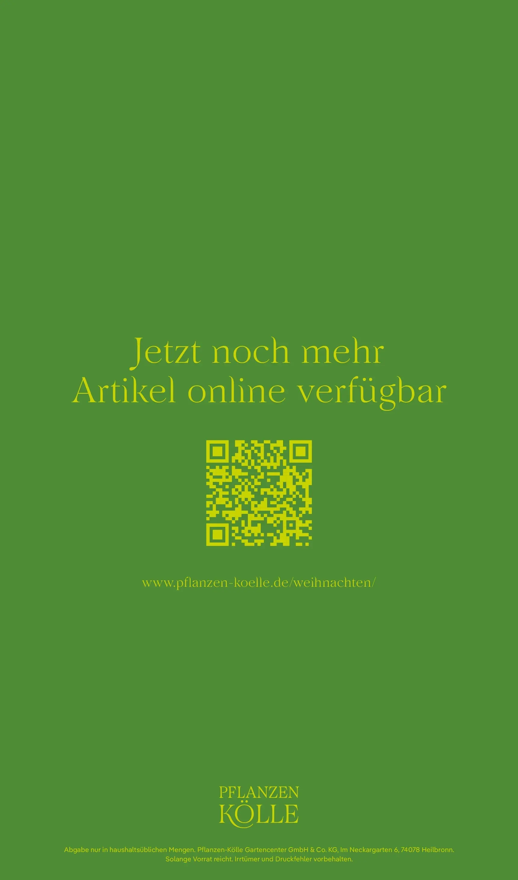 Pflanzen-Kölle - Pflanzen-Kölle: Schönster Weihnachtsmarkt (ab 10.11.2025) zum Blättern | Seite: 20