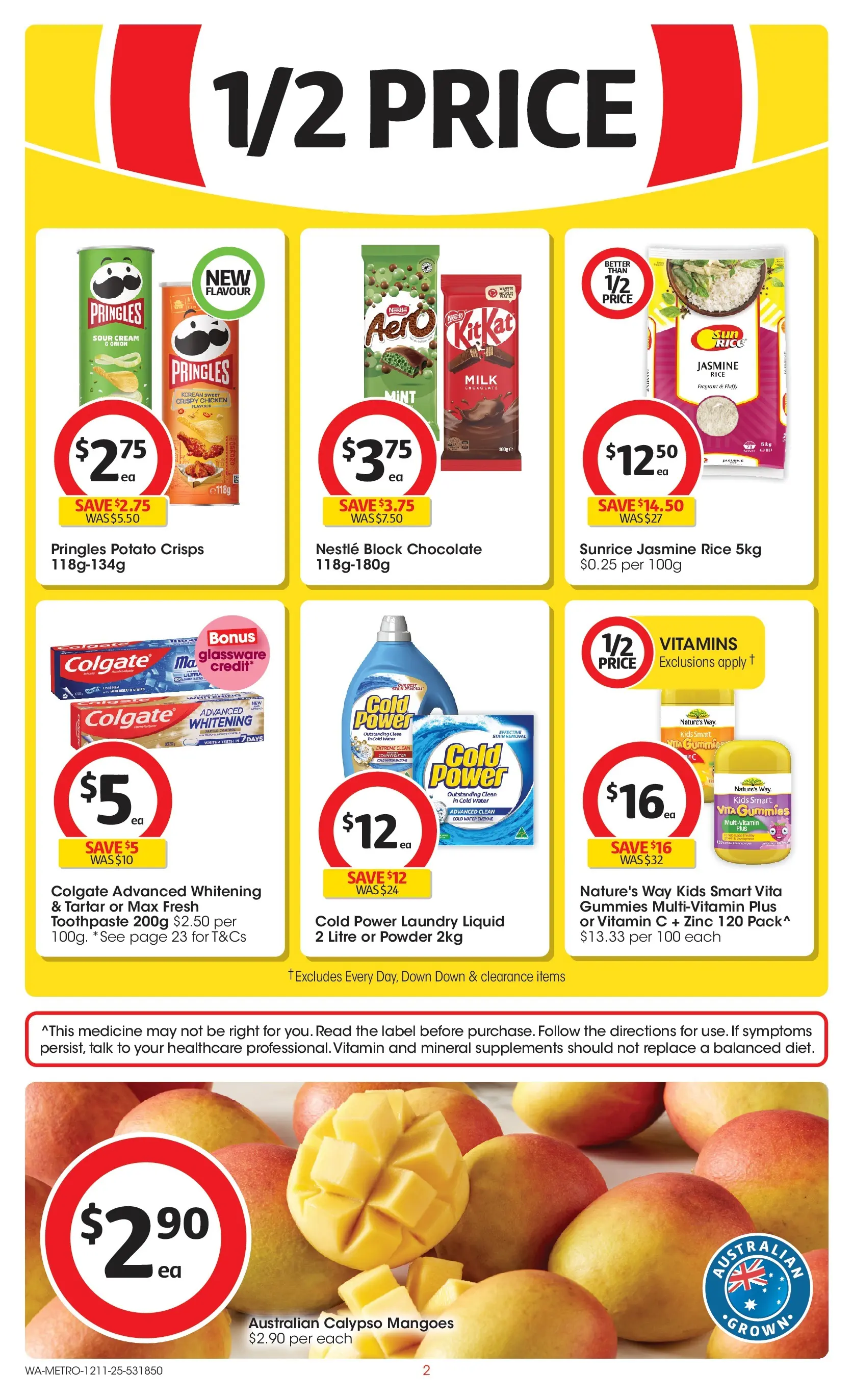 ﻿﻿Coles catalogue valid from 12/11/2025 > Online Australia | Page: 2 | Products: Milk, Cream, Multivitamin, Vitamin
