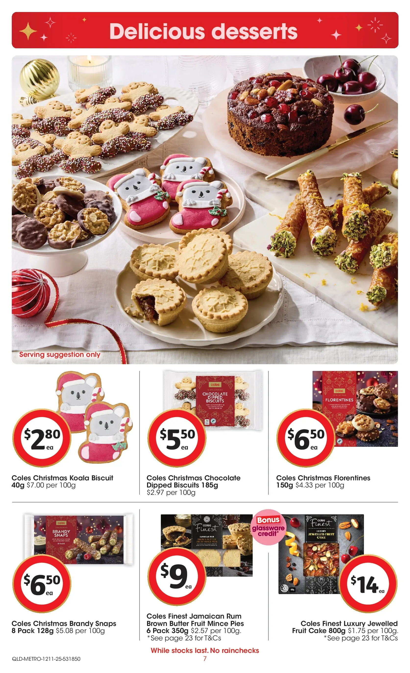 ﻿﻿Coles catalogue valid from 12/11/2025 > Online Australia | Page: 7 | Products: Chocolate, Glassware, Biscuits, Rum