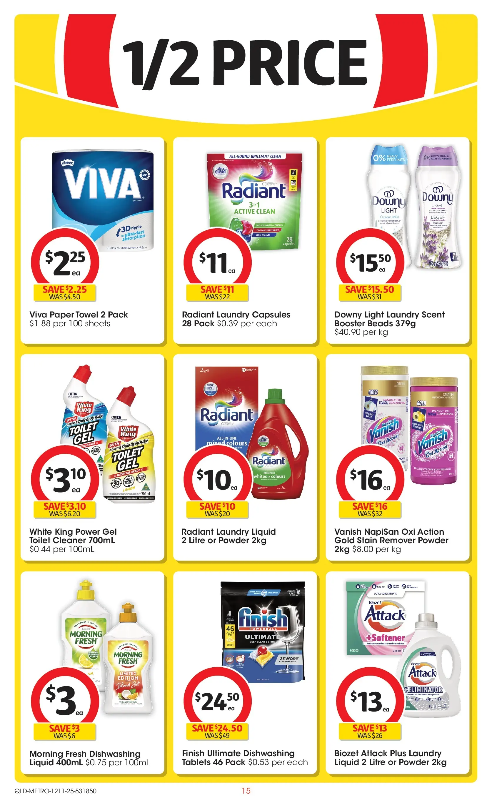 ﻿﻿Coles catalogue valid from 12/11/2025 > Online Australia | Page: 15 | Products: Door, Perfume, Powder, Light