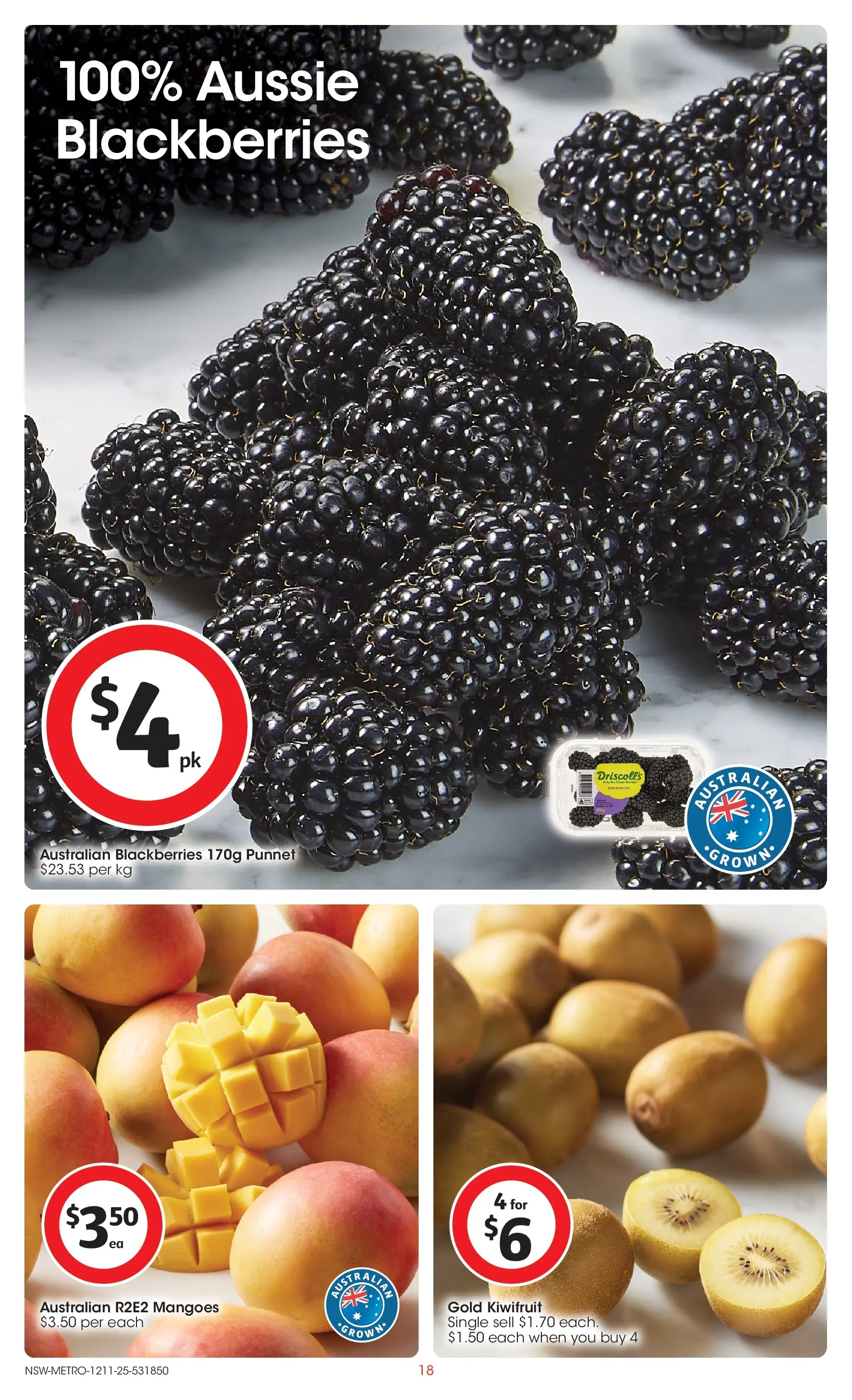 ﻿﻿Coles catalogue valid from 12/11/2025 > Online Australia | Page: 18 | Products: Kiwifruit