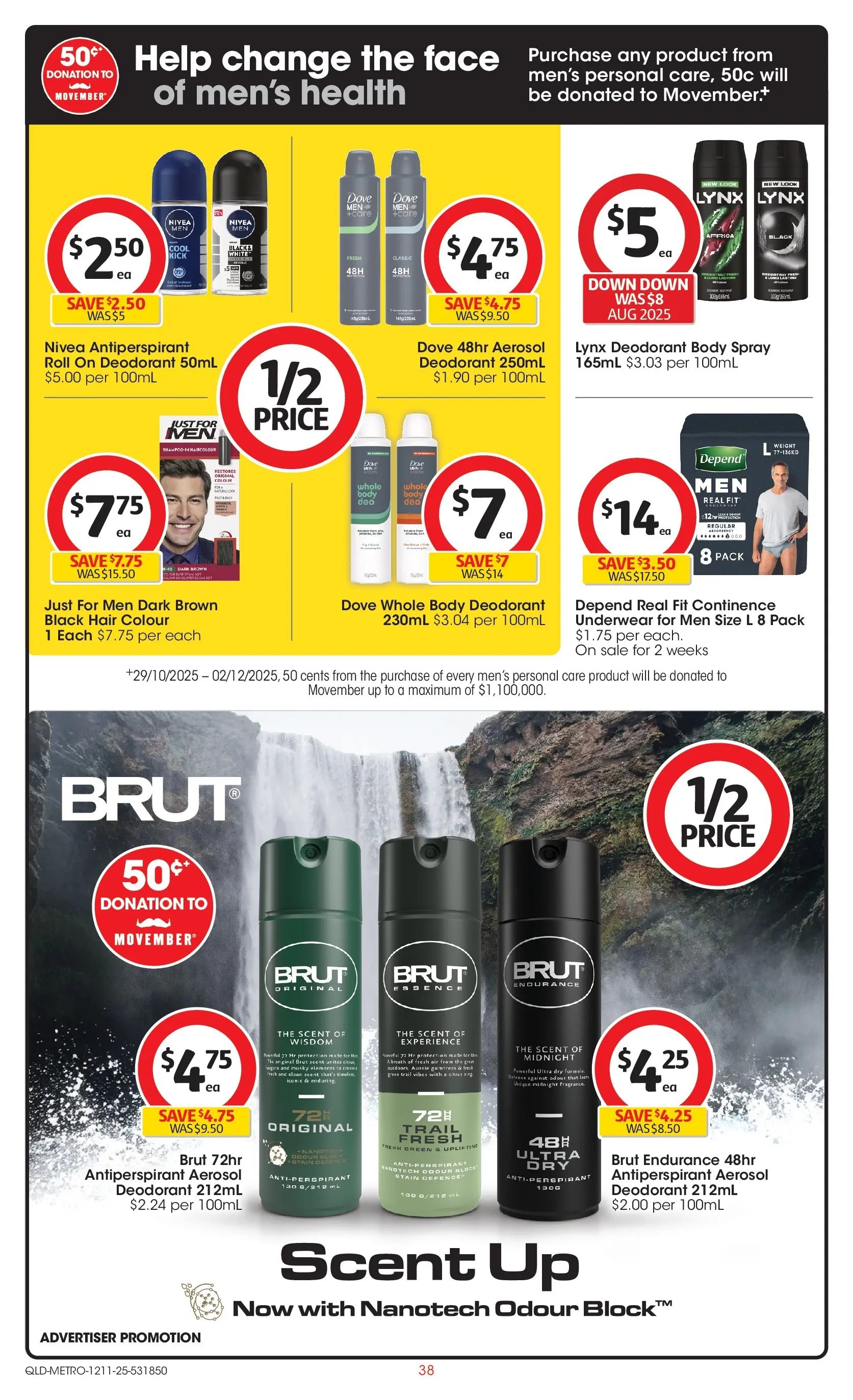 ﻿﻿Coles catalogue valid from 12/11/2025 > Online Australia | Page: 38 | Products: Hair colour, Deodorant, Underwear, Weight