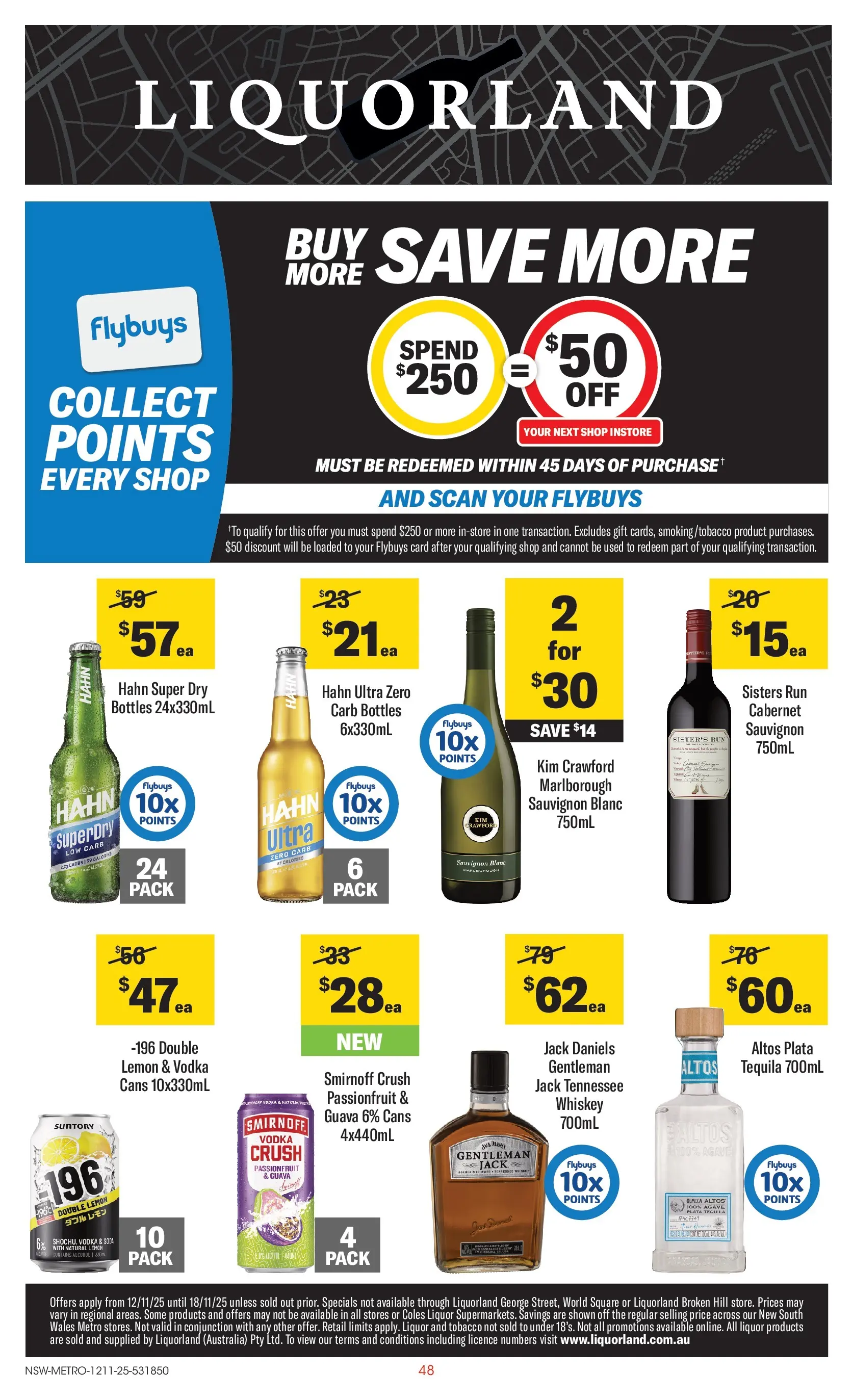 ﻿﻿Coles catalogue valid from 12/11/2025 > Online Australia | Page: 48 | Products: Passionfruit, Vodka, Whiskey, Lemon