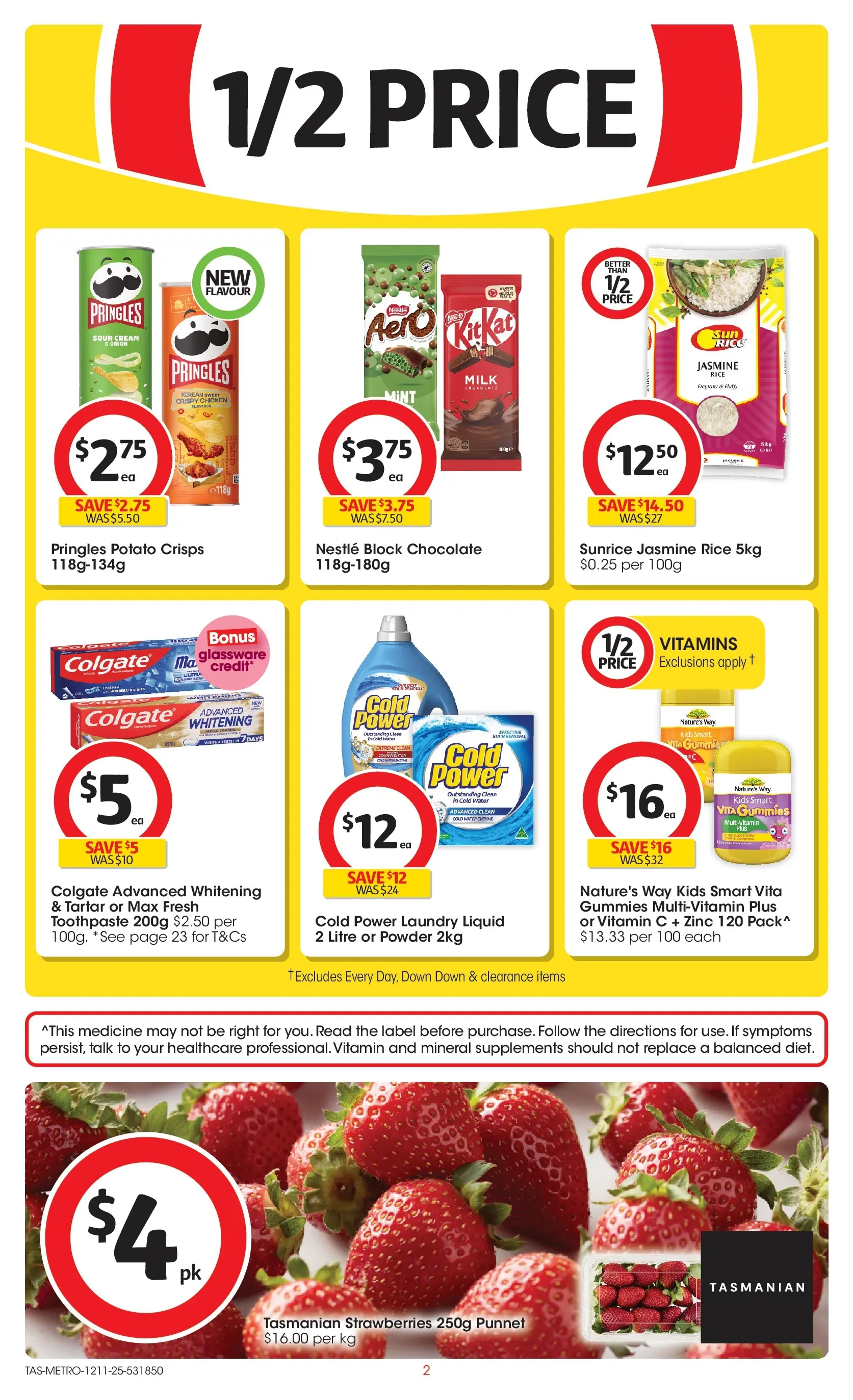 ﻿﻿Coles catalogue valid from 12/11/2025 > Online Australia | Page: 2 | Products: Chocolate, Glassware, Sour cream, Vitamin