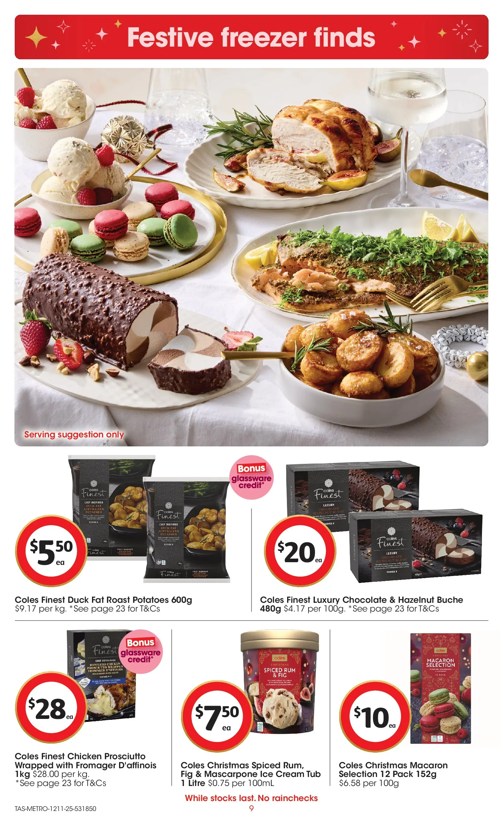 ﻿﻿Coles catalogue valid from 12/11/2025 > Online Australia | Page: 9 | Products: Chocolate, Chicken, Ice cream, Rum