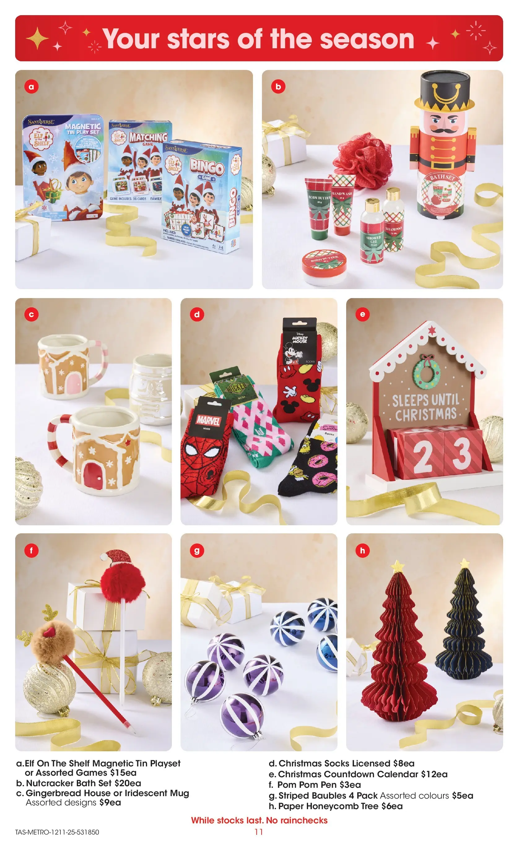 ﻿﻿Coles catalogue valid from 12/11/2025 > Online Australia | Page: 11 | Products: Shower, Shampoo, Socks, Game