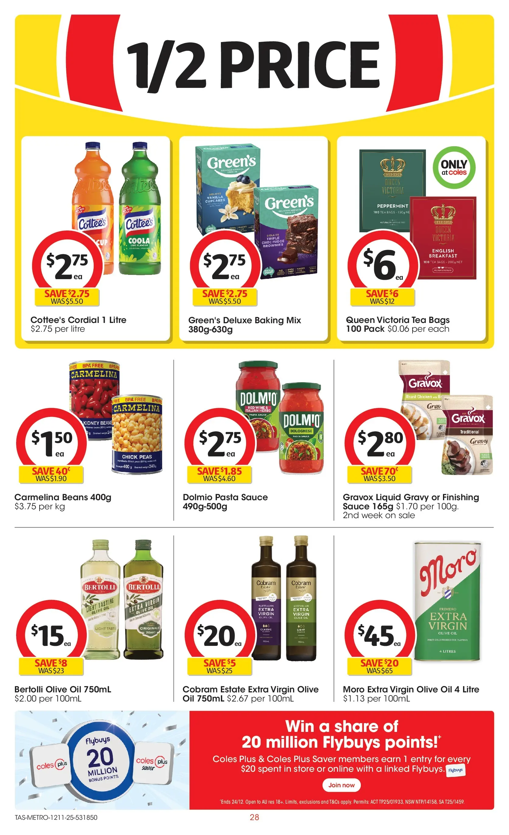 ﻿﻿Coles catalogue valid from 12/11/2025 > Online Australia | Page: 28 | Products: Light, Oil, Wine, Pasta