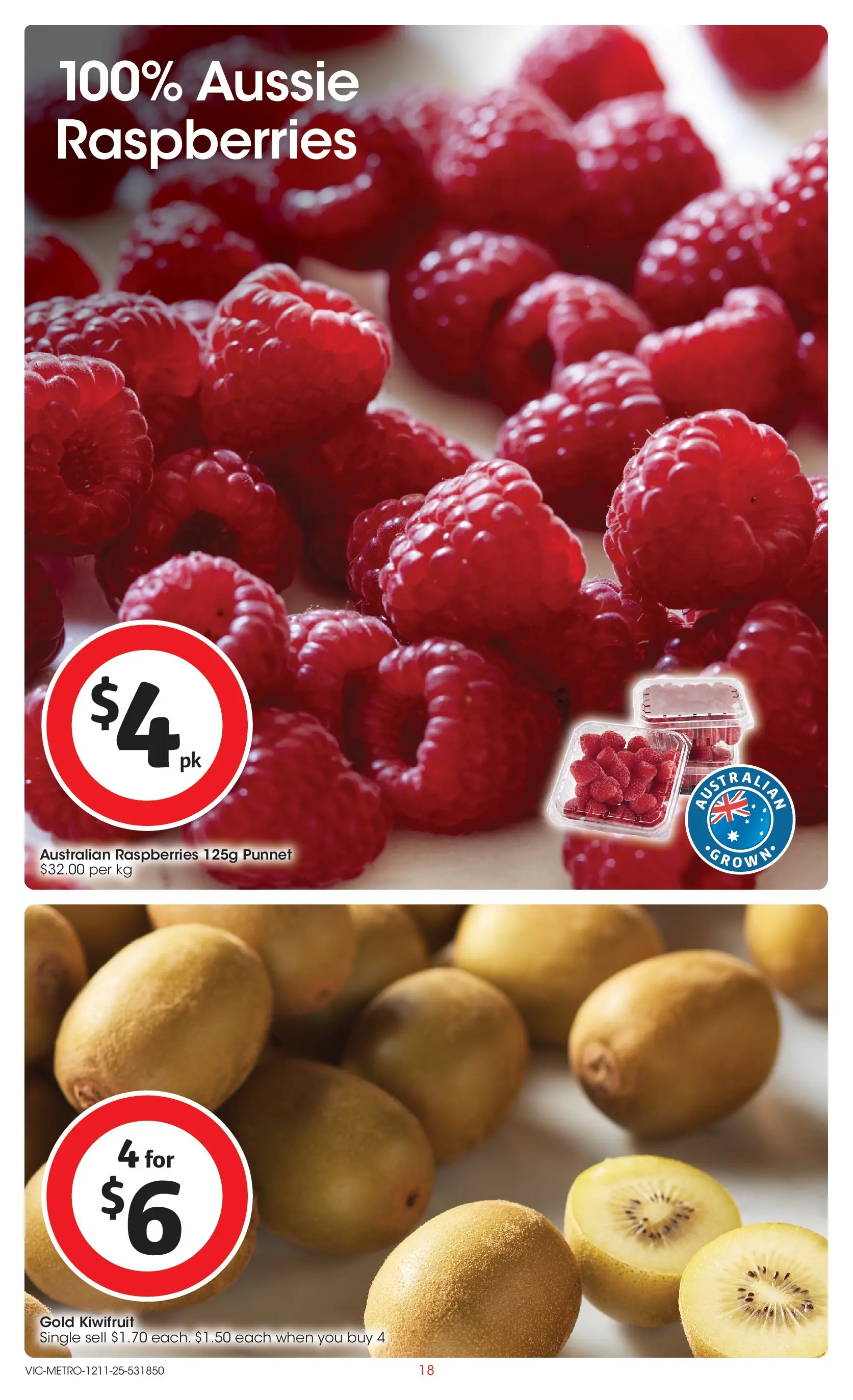 ﻿﻿Coles catalogue valid from 12/11/2025 > Online Australia | Page: 18 | Products: Kiwifruit