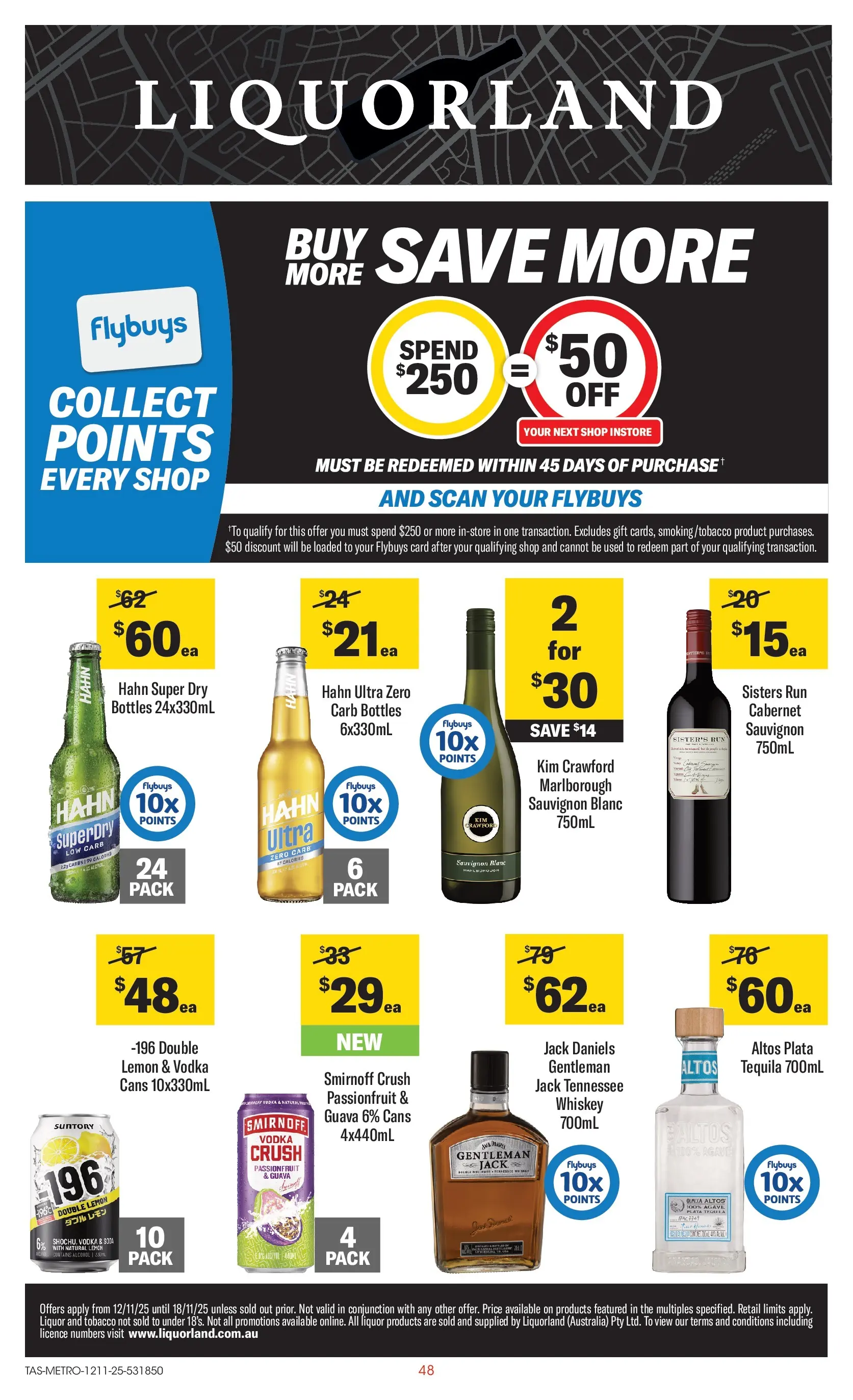 ﻿﻿Coles catalogue valid from 12/11/2025 > Online Australia | Page: 48 | Products: Passionfruit, Vodka, Whiskey, Lemon