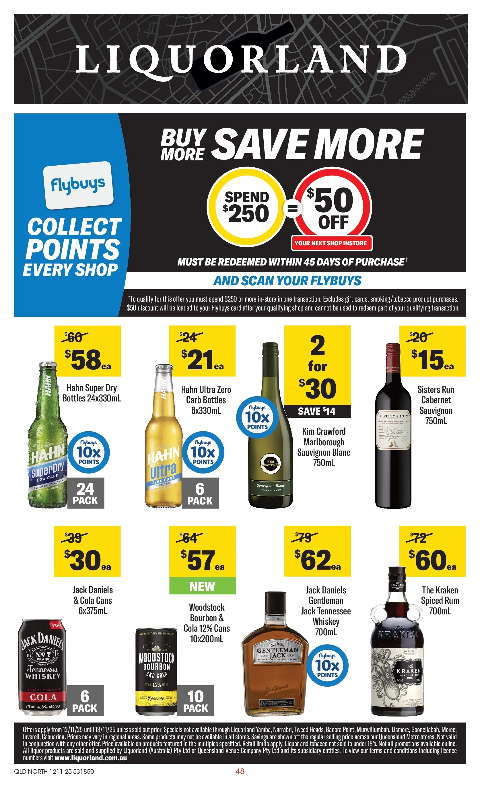 ﻿﻿Coles catalogue valid from 12/11/2025 > Online Australia | Page: 48 | Products: Bourbon, Whiskey, Rum