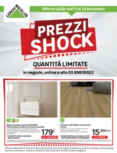 Anteprima del volantino Leroy Merlin - Prezzi shock da Leroy Merlin! valido a partire dal 10.11.2025