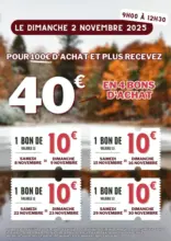 Bons dachat 2 novembre